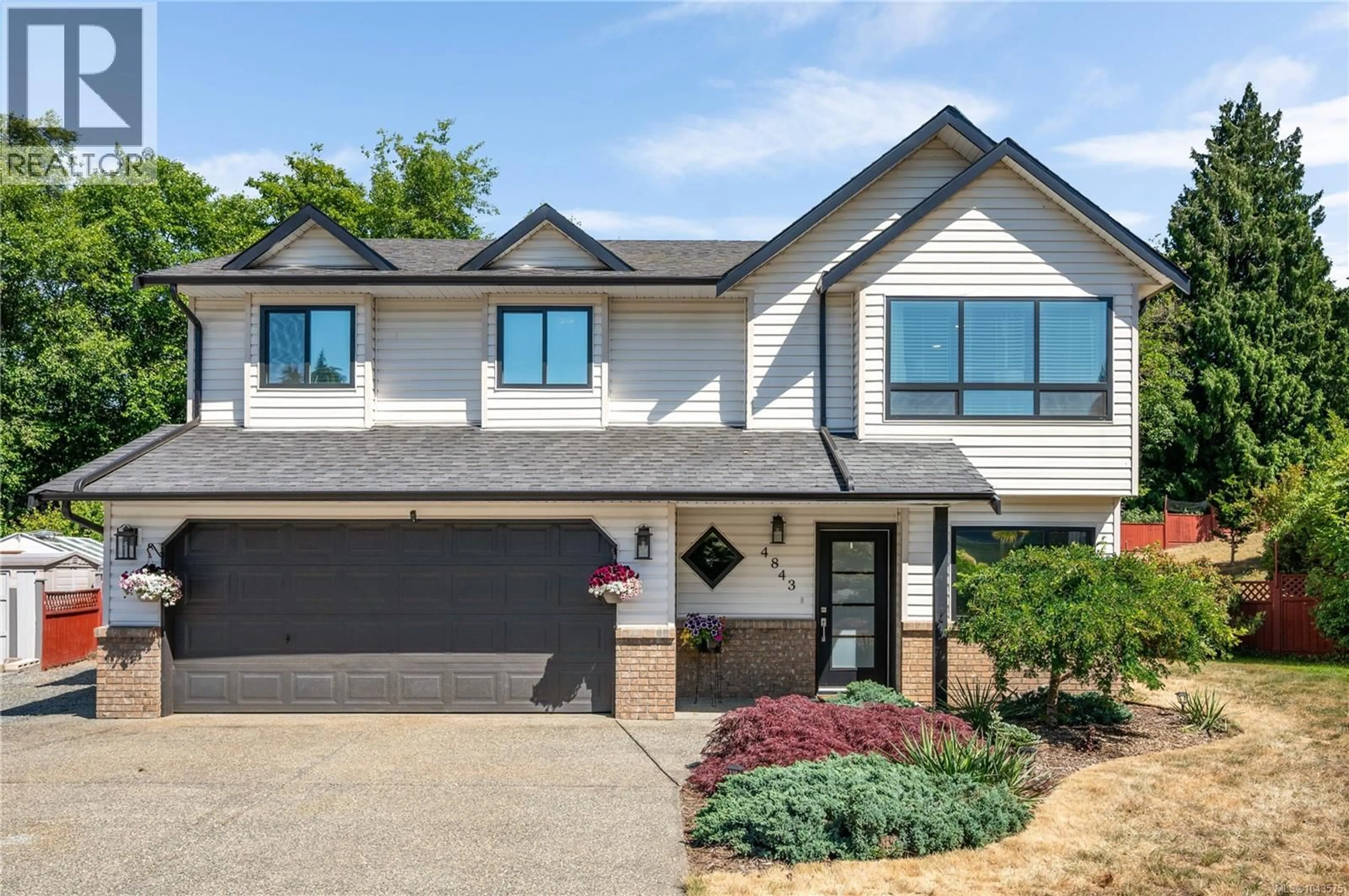 Home with brick exterior material, street for 4843 HARTFORD PLACE, Nanaimo British Columbia V9V1N8