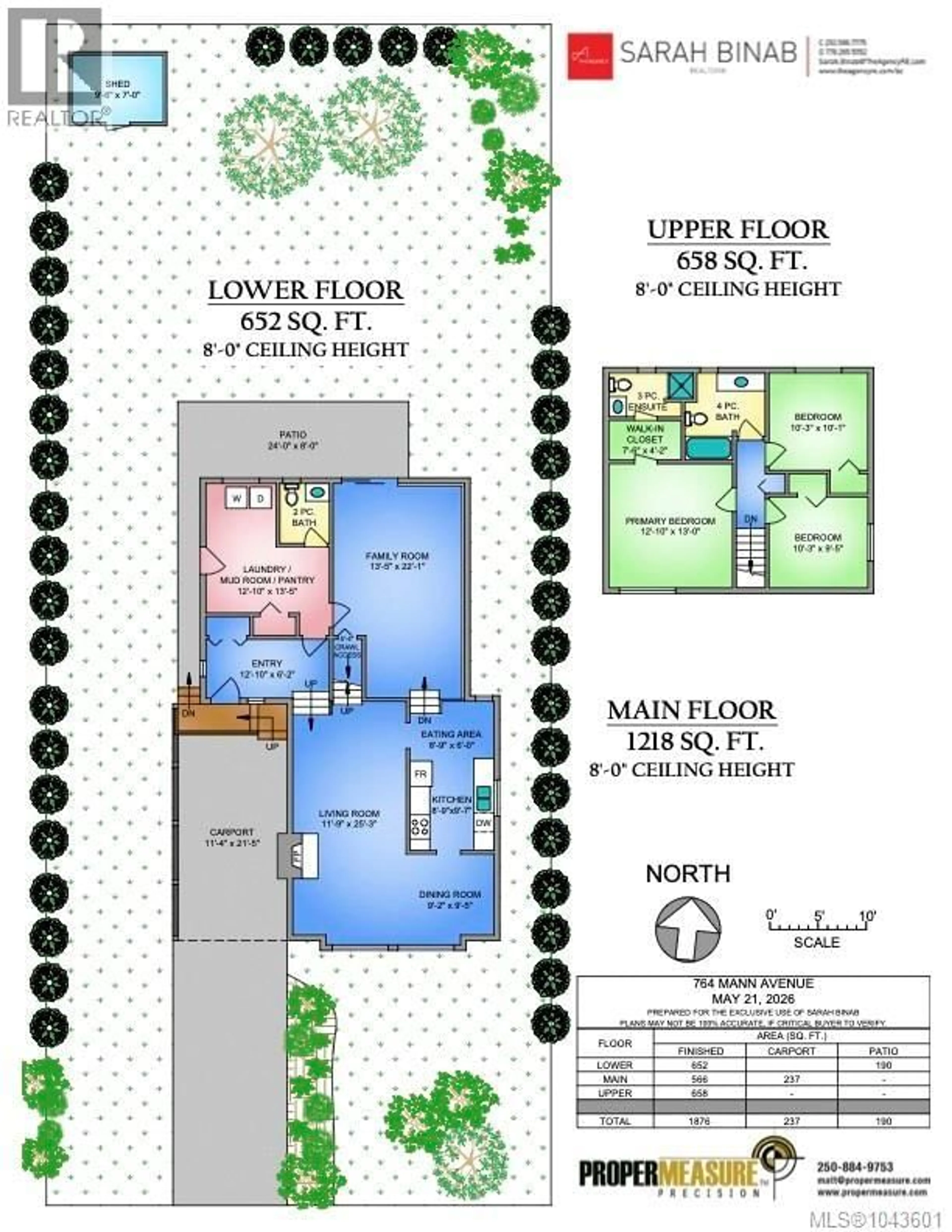 Floor plan for 764 MANN AVENUE, Saanich British Columbia V8Z3C2