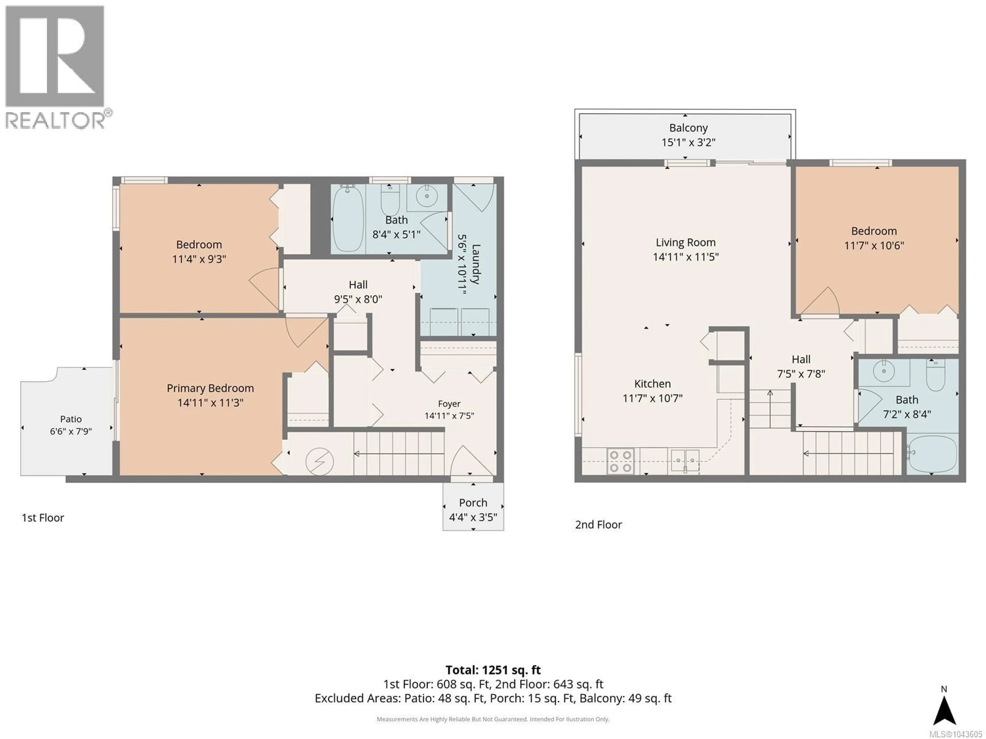 Floor plan for 1 - 4801 HAMMOND BAY ROAD, Nanaimo British Columbia V9T5V7