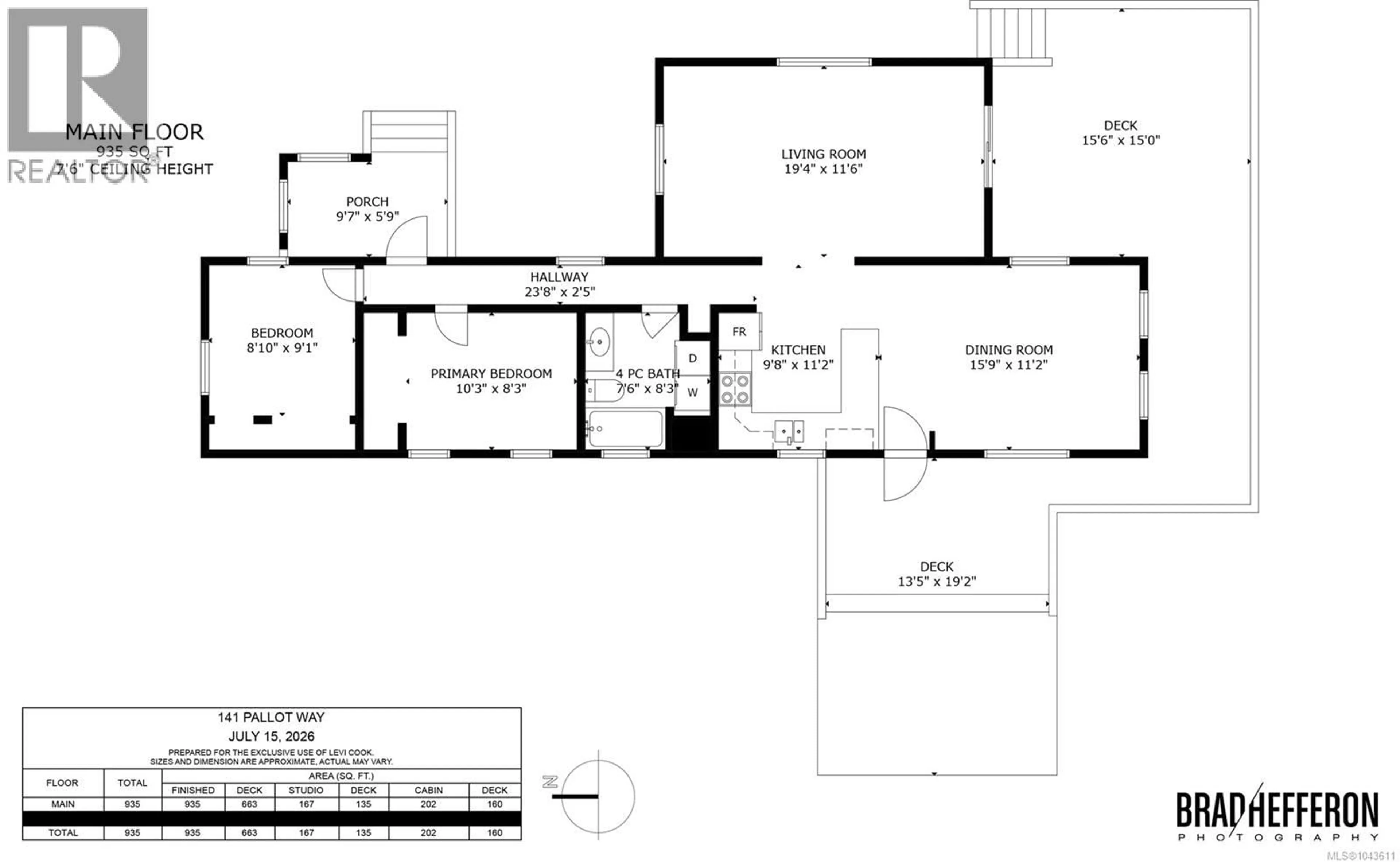Floor plan for 141 PALLOT WAY, Salt Spring British Columbia V8K2M5