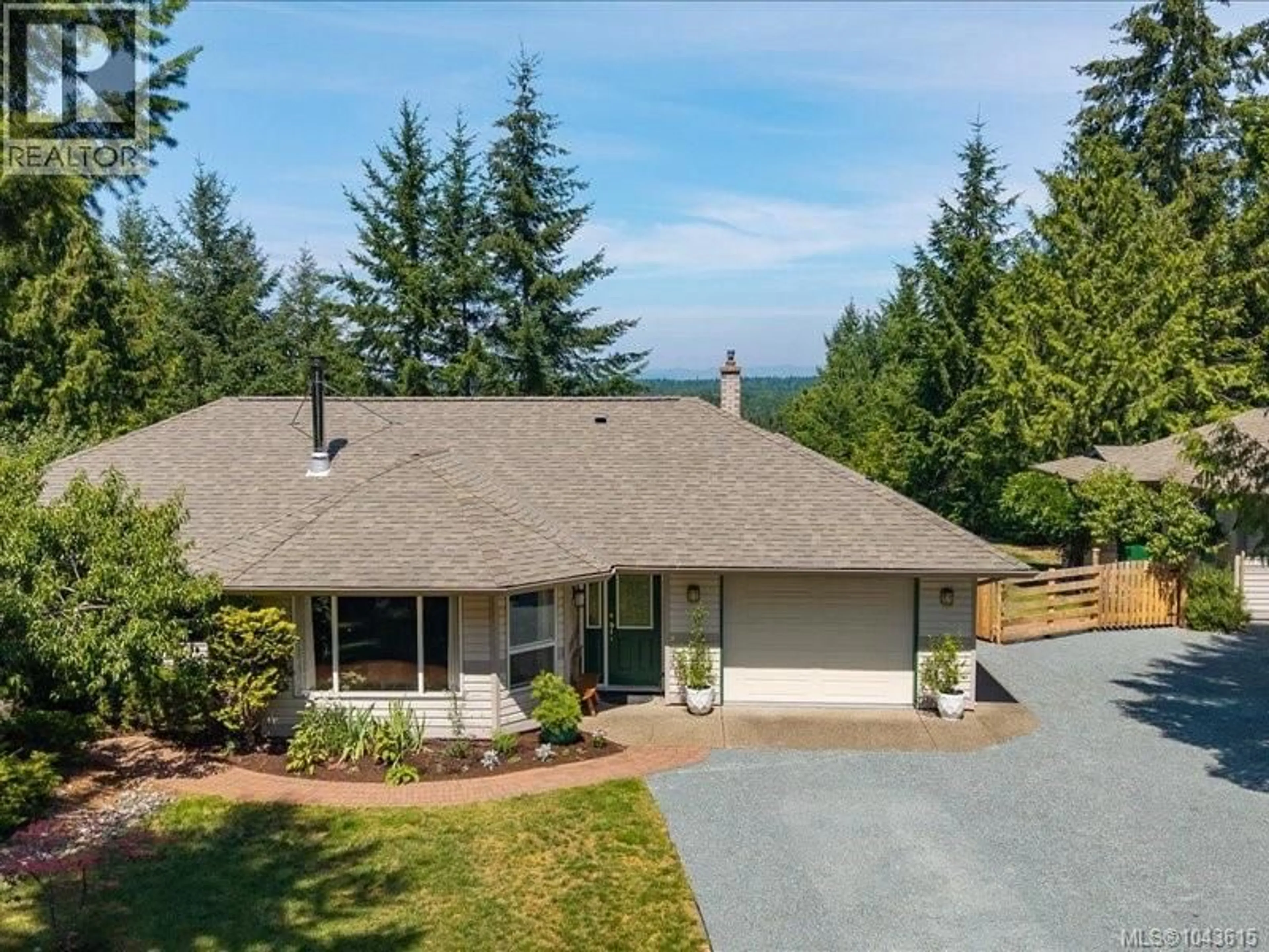 A pic from outside/outdoor area/front of a property/back of a property/a pic from drone, water/lake/river/ocean view for 1881 GALVIN PLACE, Qualicum Beach British Columbia V9K2V3
