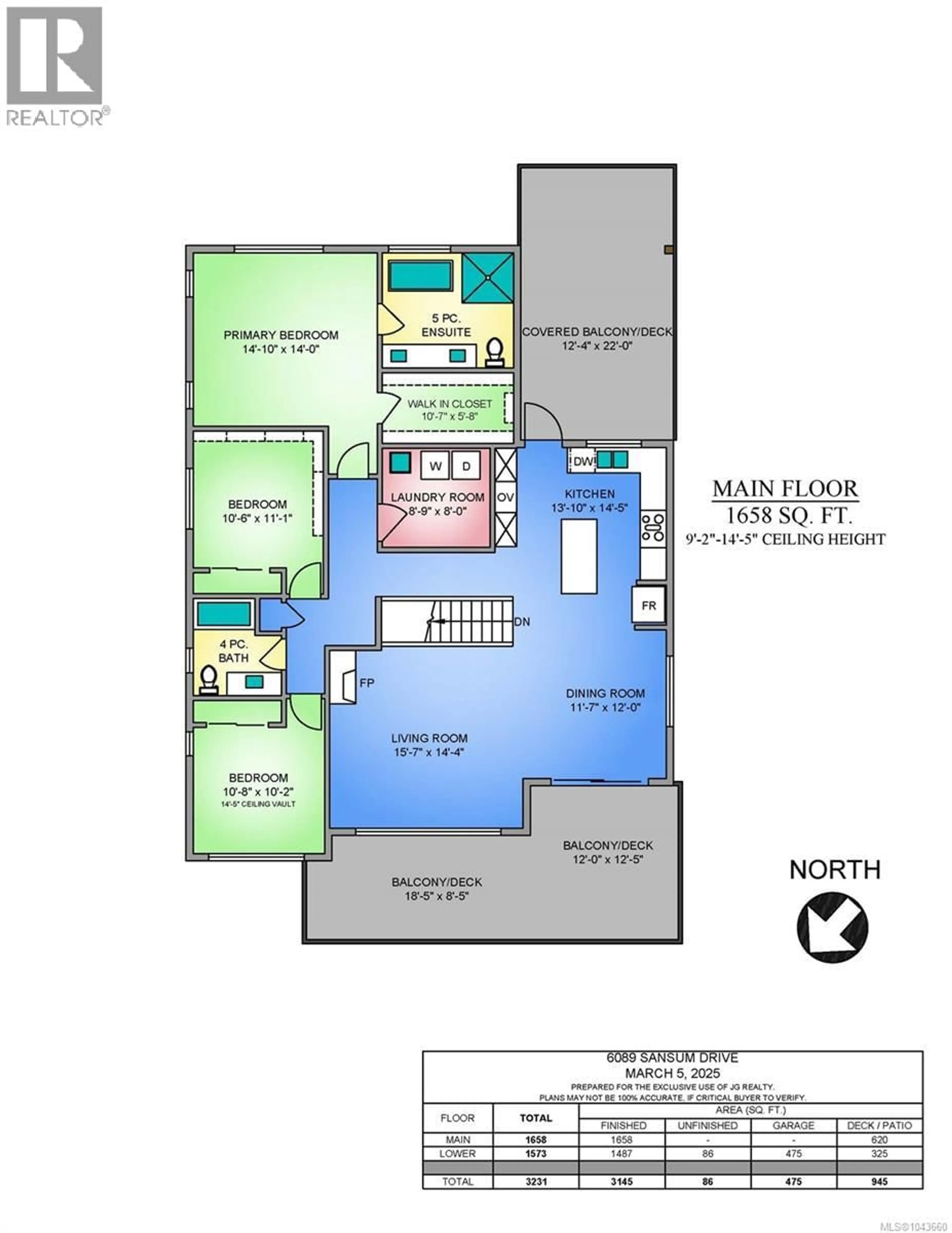 Floor plan for 6089 SANSUM DRIVE, Duncan British Columbia V9L0B3