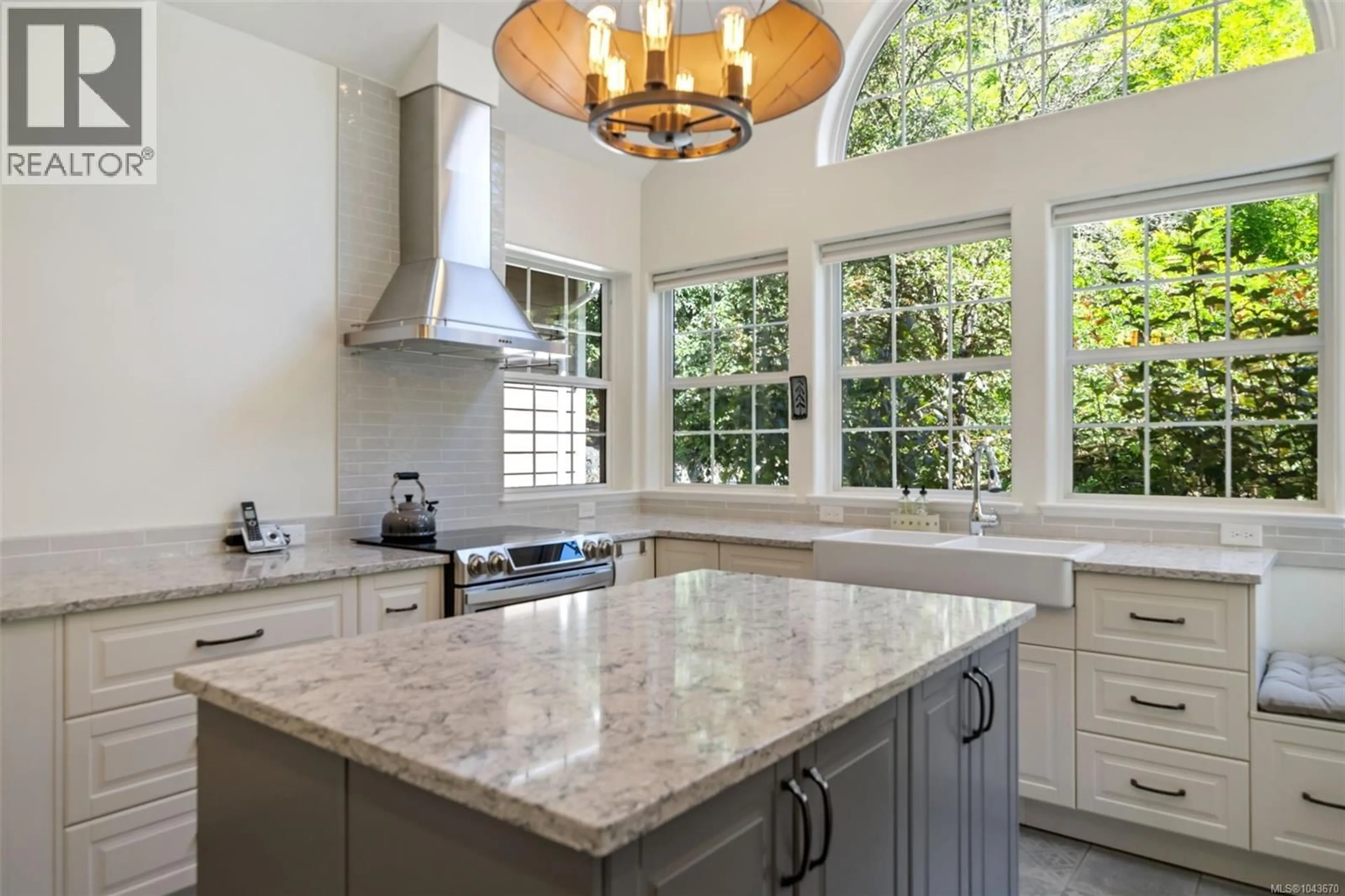 Contemporary kitchen, ceramic/tile floor for 1130 TATLOW ROAD, North Saanich British Columbia V8L5P3