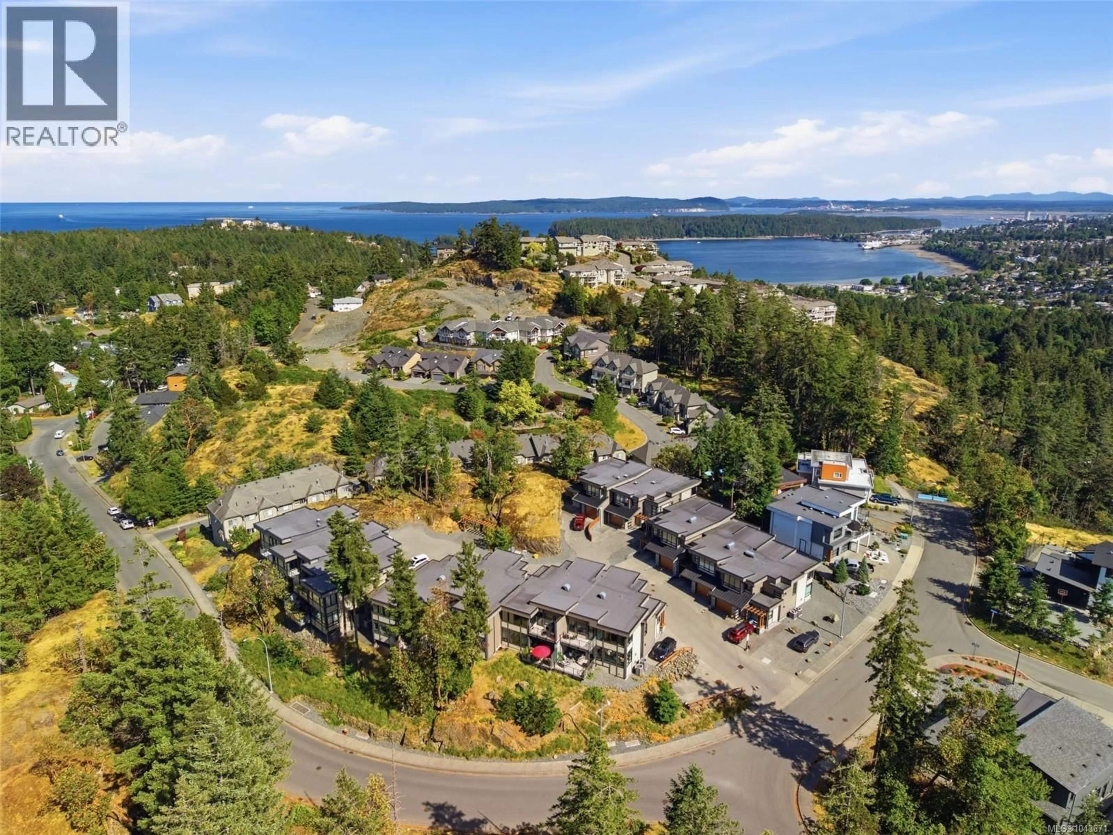 A pic from outside/outdoor area/front of a property/back of a property/a pic from drone, water/lake/river/ocean view for 3406 OCEAN MIST PLACE, Nanaimo British Columbia V9T0E7