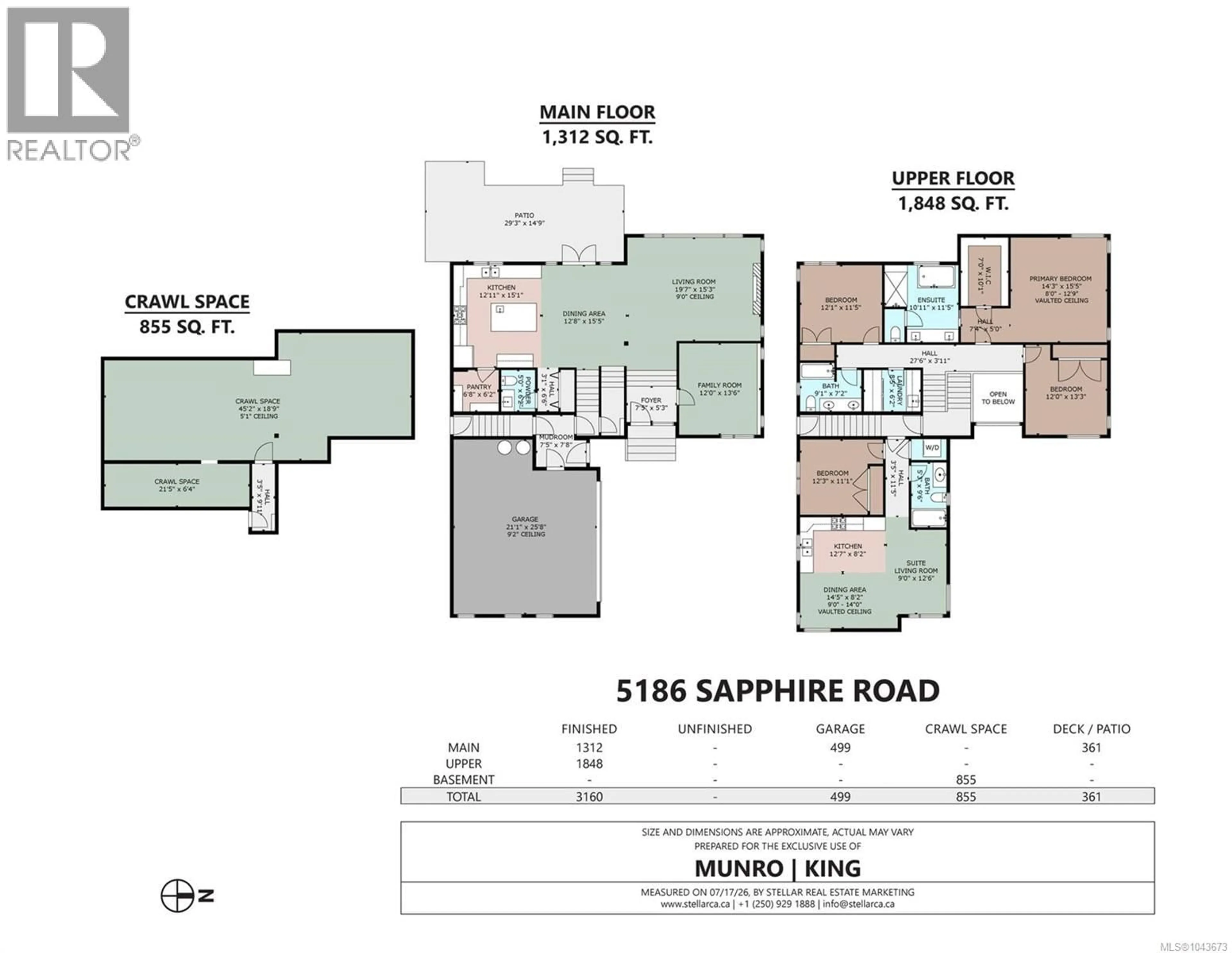 Floor plan for 5186 SAPPHIRE ROAD, Saanich British Columbia V8Y2H7