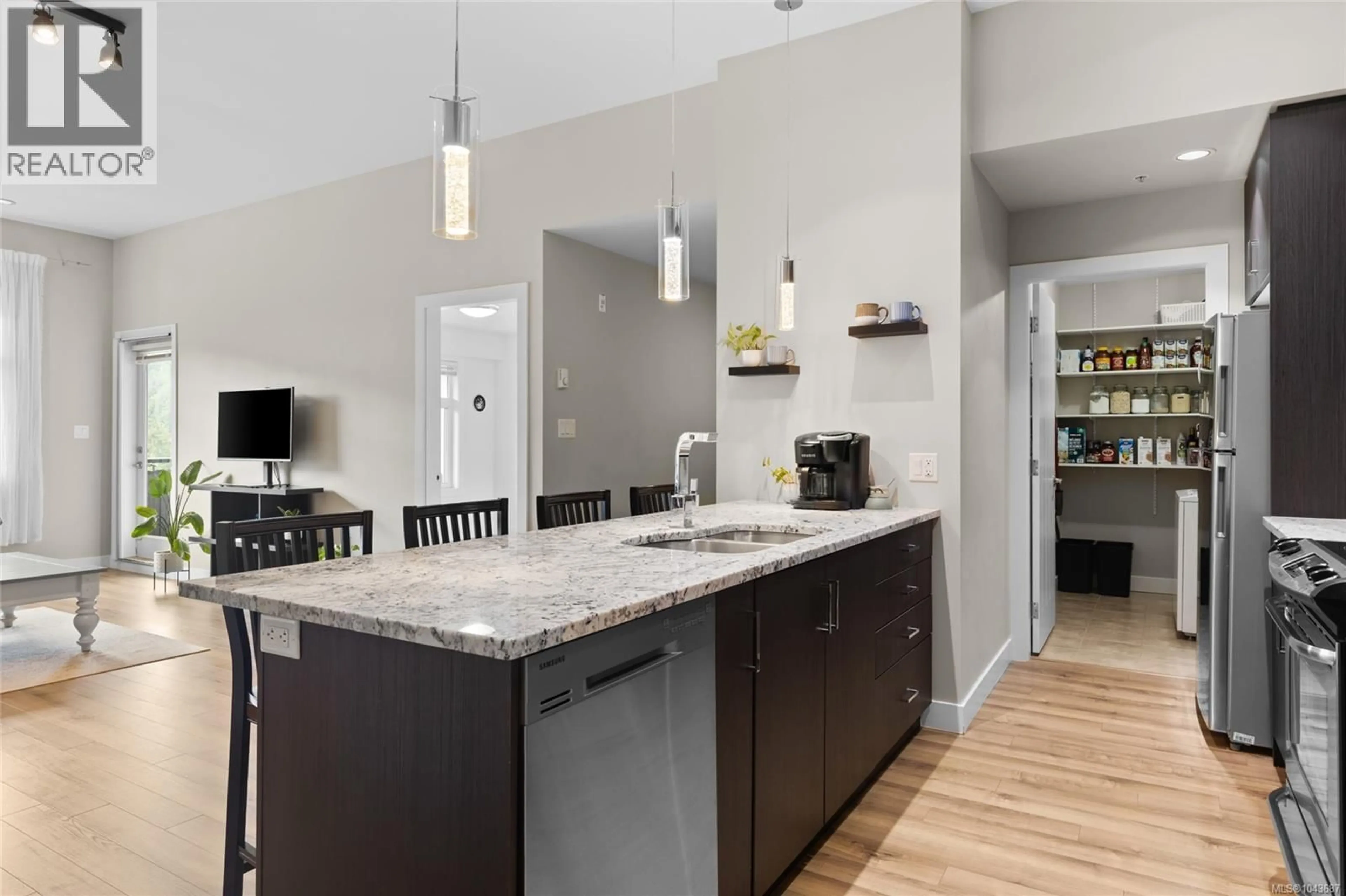 Open concept kitchen, unknown for 417 - 2655 SOOKE ROAD, Langford British Columbia V9B1Y3