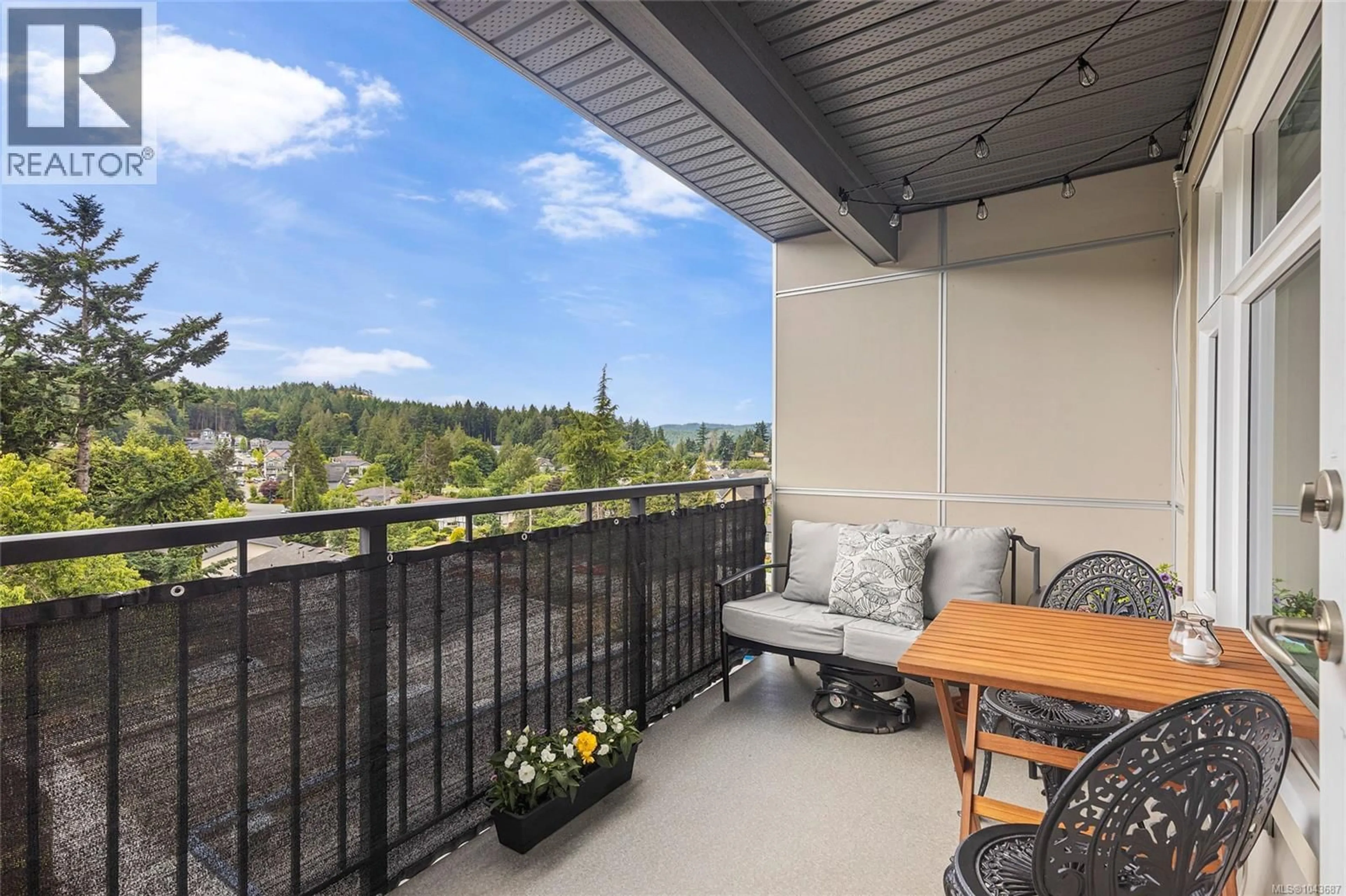 Patio, water/lake/river/ocean view for 417 - 2655 SOOKE ROAD, Langford British Columbia V9B1Y3