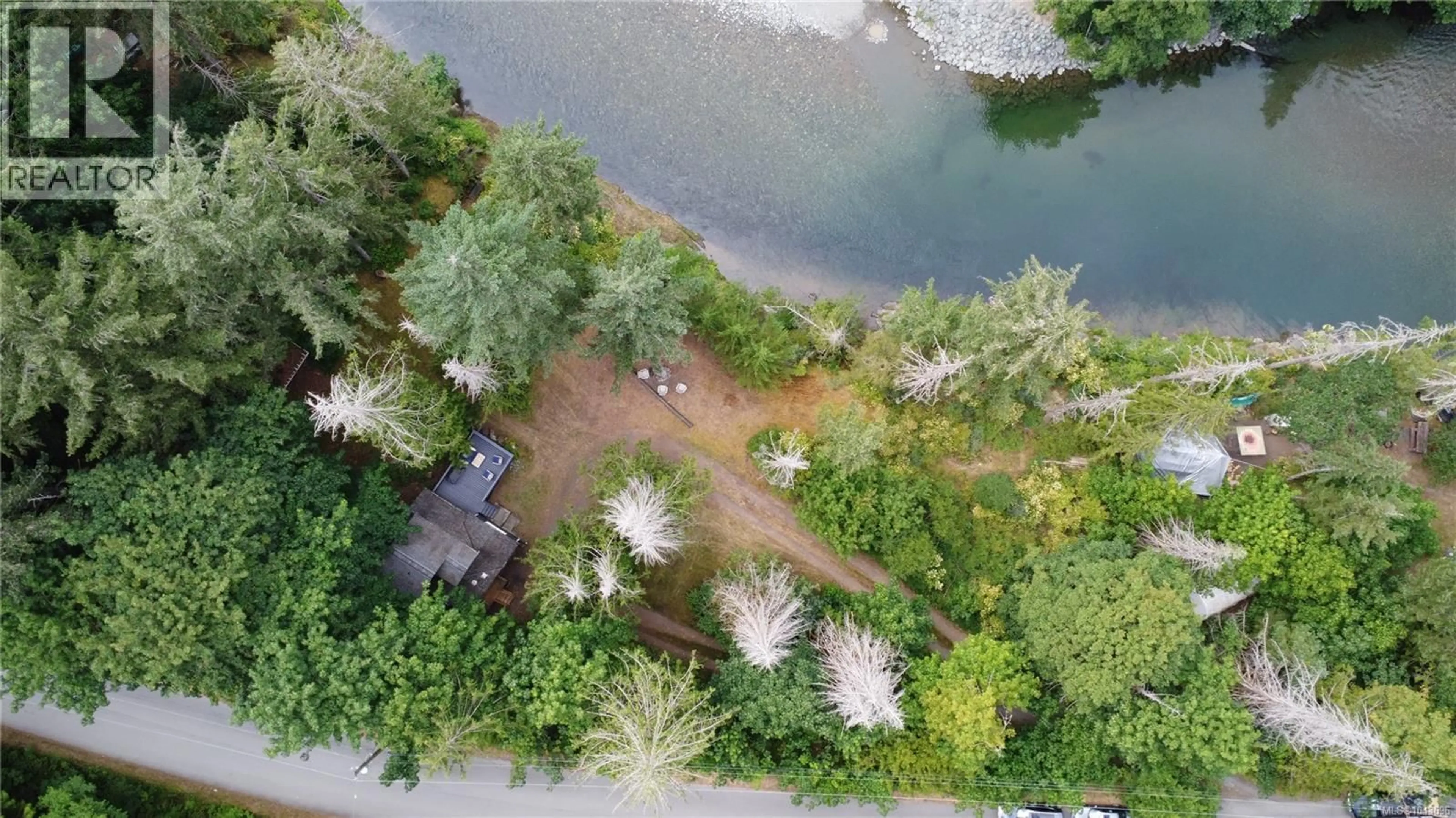 A pic from outside/outdoor area/front of a property/back of a property/a pic from drone, water/lake/river/ocean view for 4021 JOHN'S ROAD, Duncan British Columbia V9L6S7