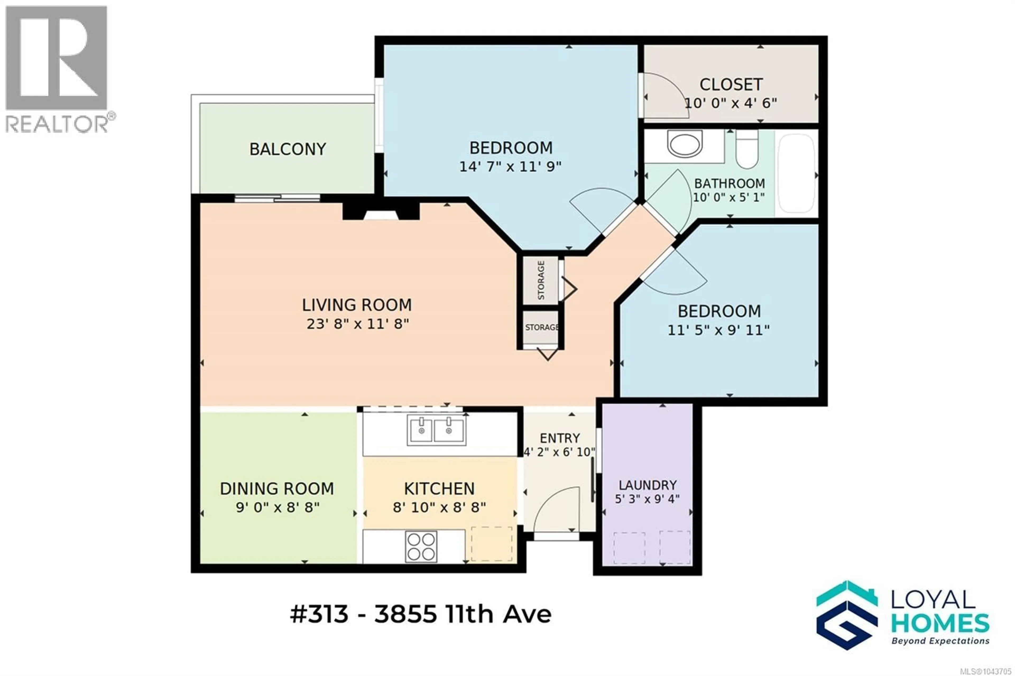 Floor plan for 313 - 3855 11TH AVENUE, Port Alberni British Columbia V9Y4Z2