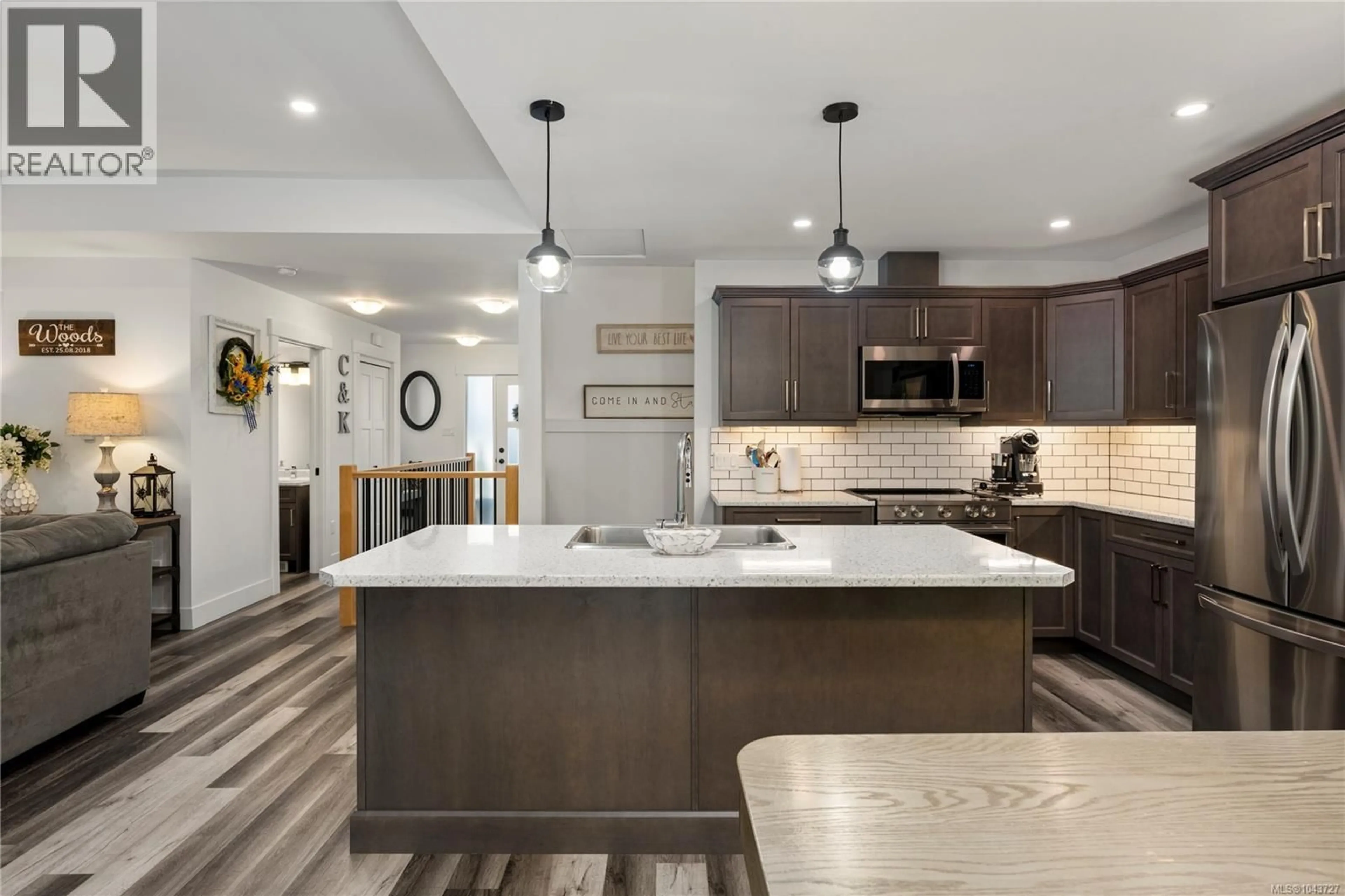 Open concept kitchen, ceramic/tile floor for 222 GOLDEN OAKS CRESCENT, Nanaimo British Columbia V9T0K8