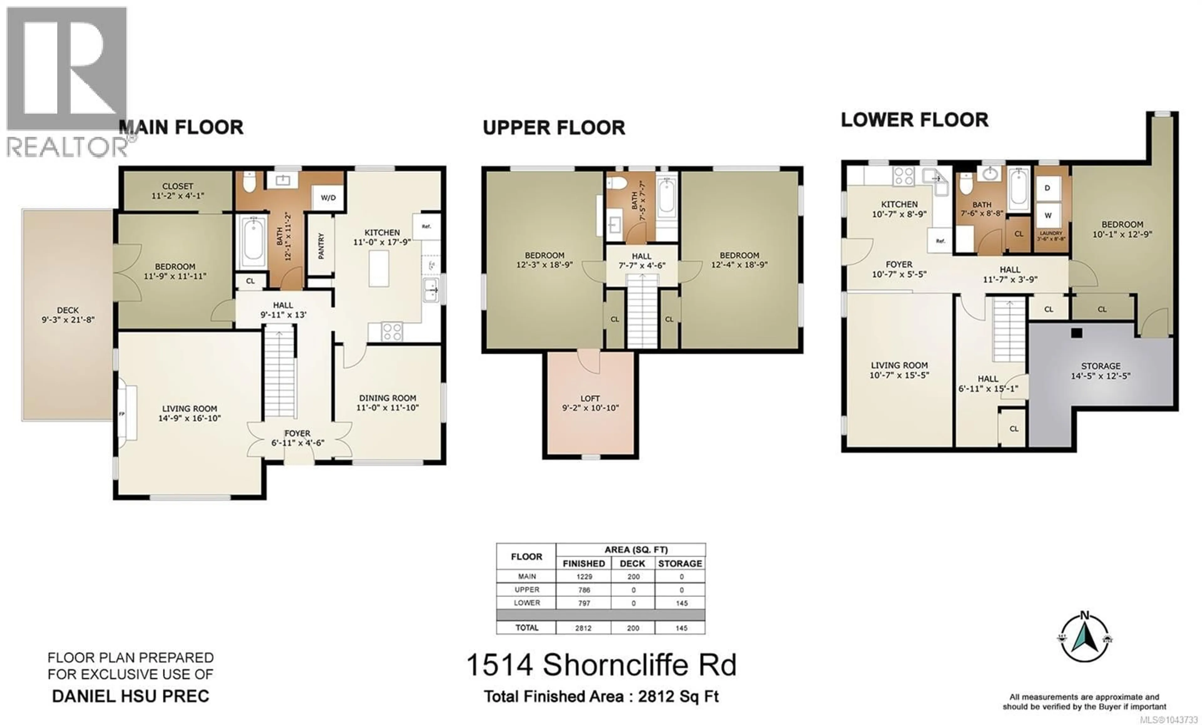 Floor plan for 1514 SHORNCLIFFE ROAD, Saanich British Columbia V8P2T4