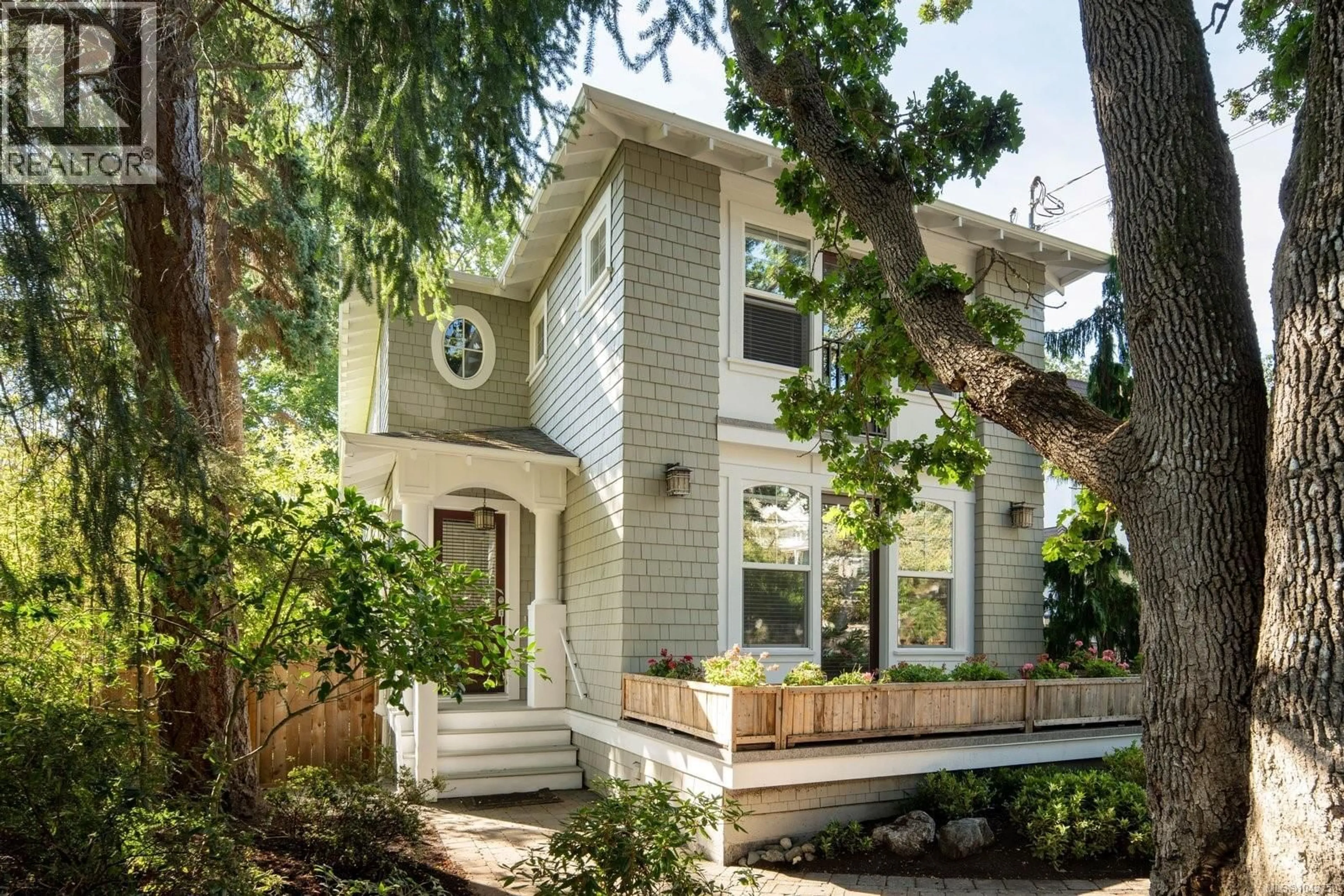 Home with brick exterior material, street for 1327 TRANSIT ROAD, Oak Bay British Columbia V8V1V1