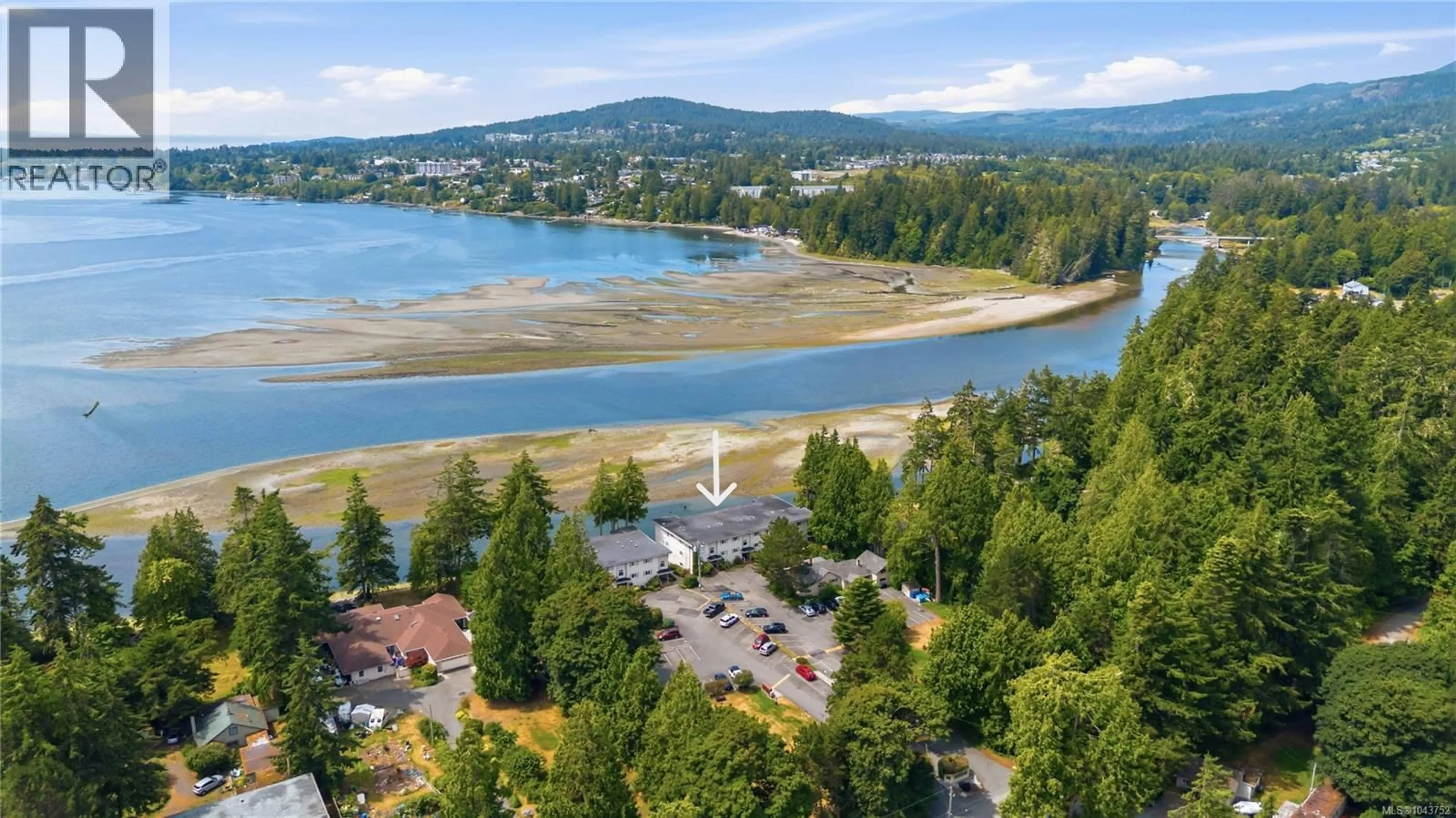 A pic from outside/outdoor area/front of a property/back of a property/a pic from drone, water/lake/river/ocean view for 4 - 1986 GLENIDLE ROAD, Sooke British Columbia V9Z0B1