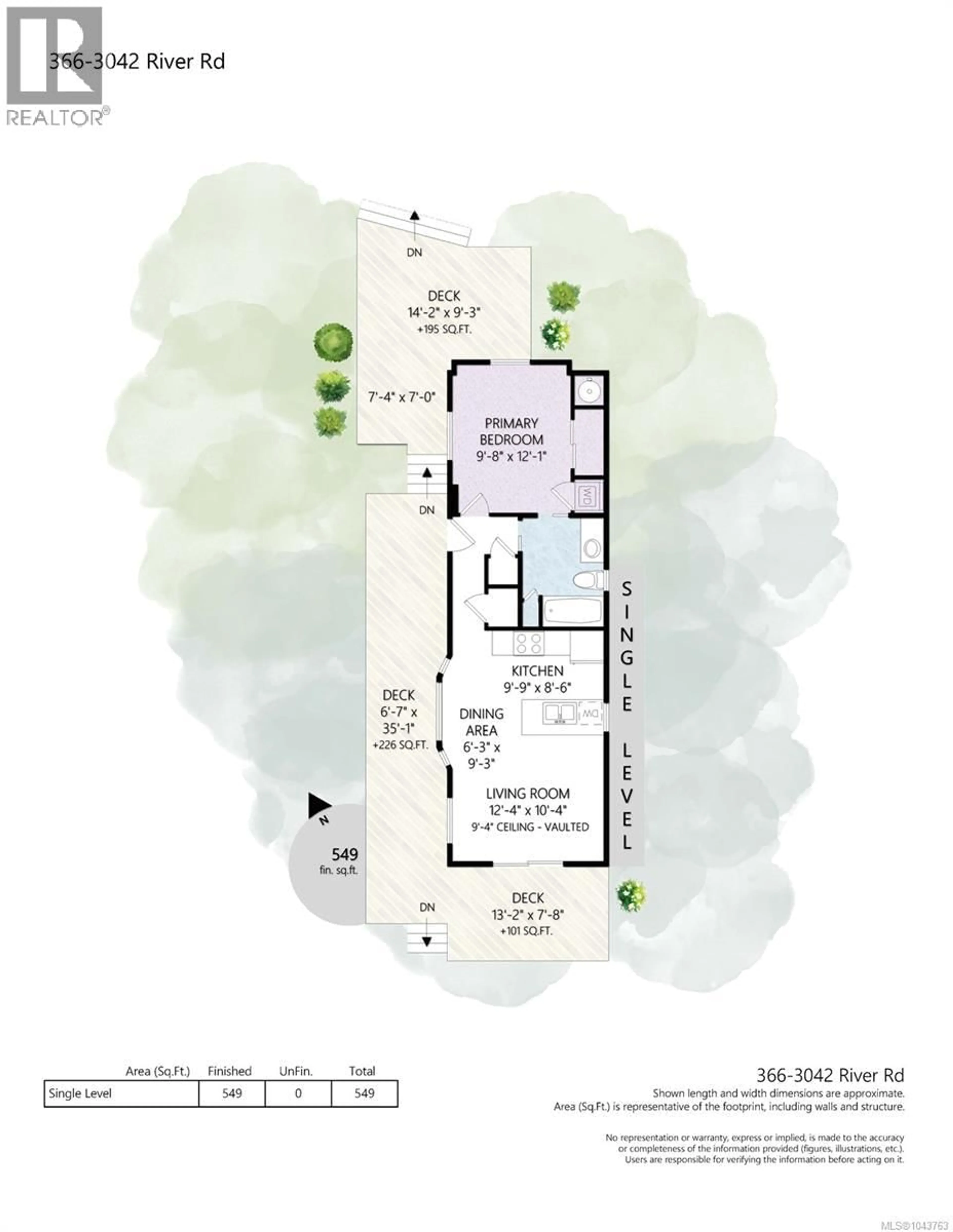 Floor plan for 366 - 3042 RIVER ROAD, Chemainus British Columbia V0R1K3