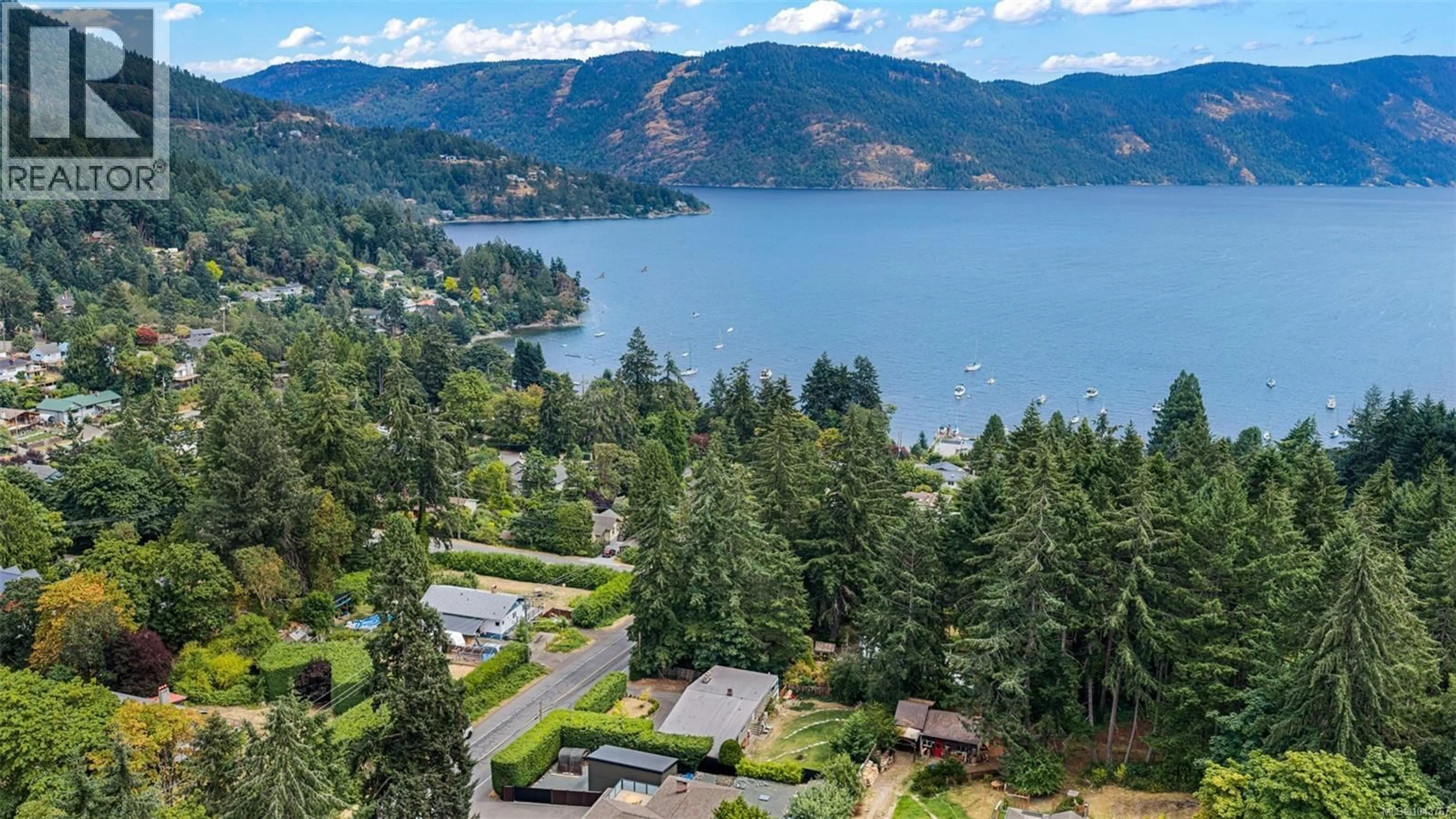 A pic from outside/outdoor area/front of a property/back of a property/a pic from drone, water/lake/river/ocean view for 1080 MAPLE BAY ROAD, Duncan British Columbia V9L5X1
