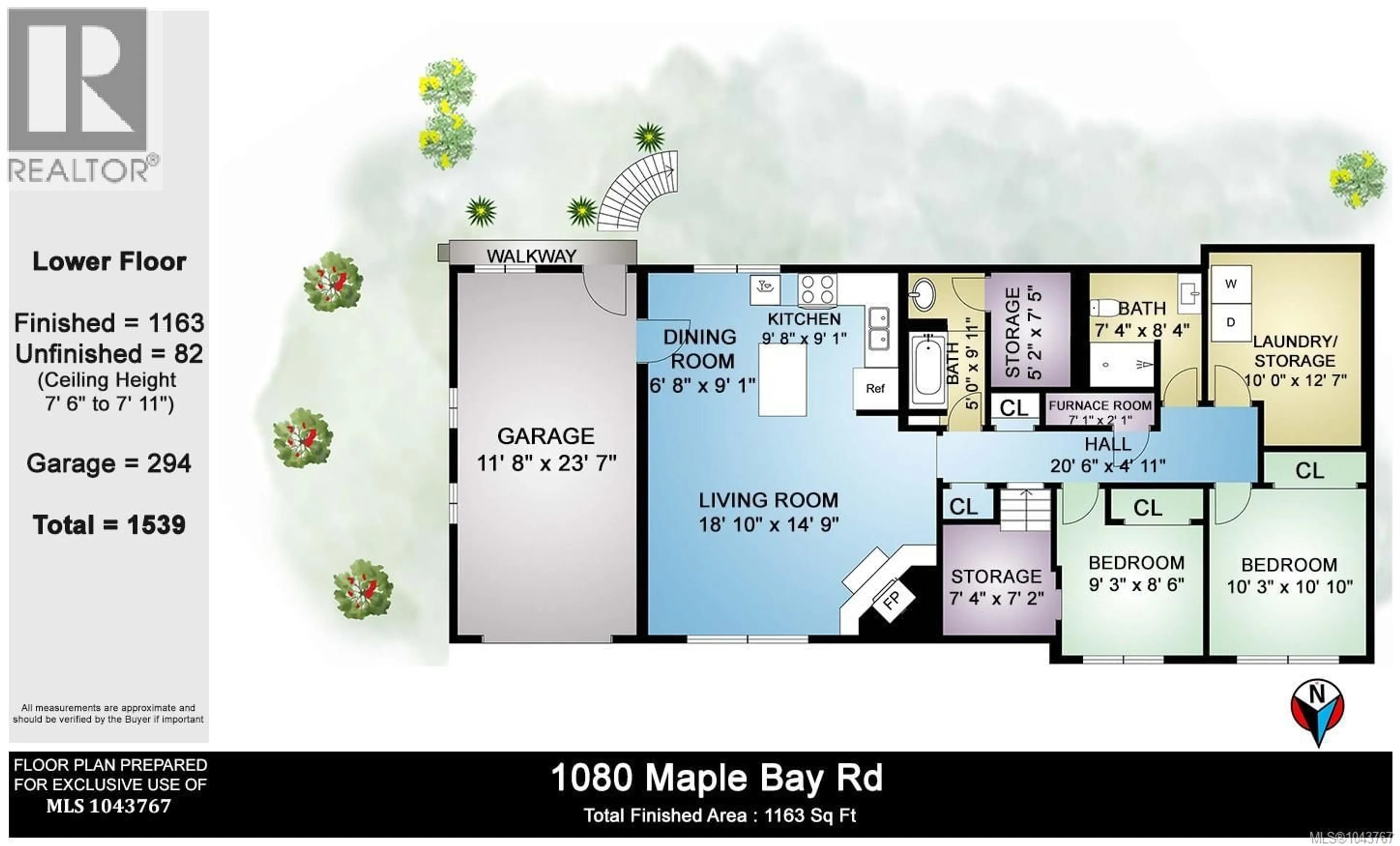 Floor plan for 1080 MAPLE BAY ROAD, Duncan British Columbia V9L5X1