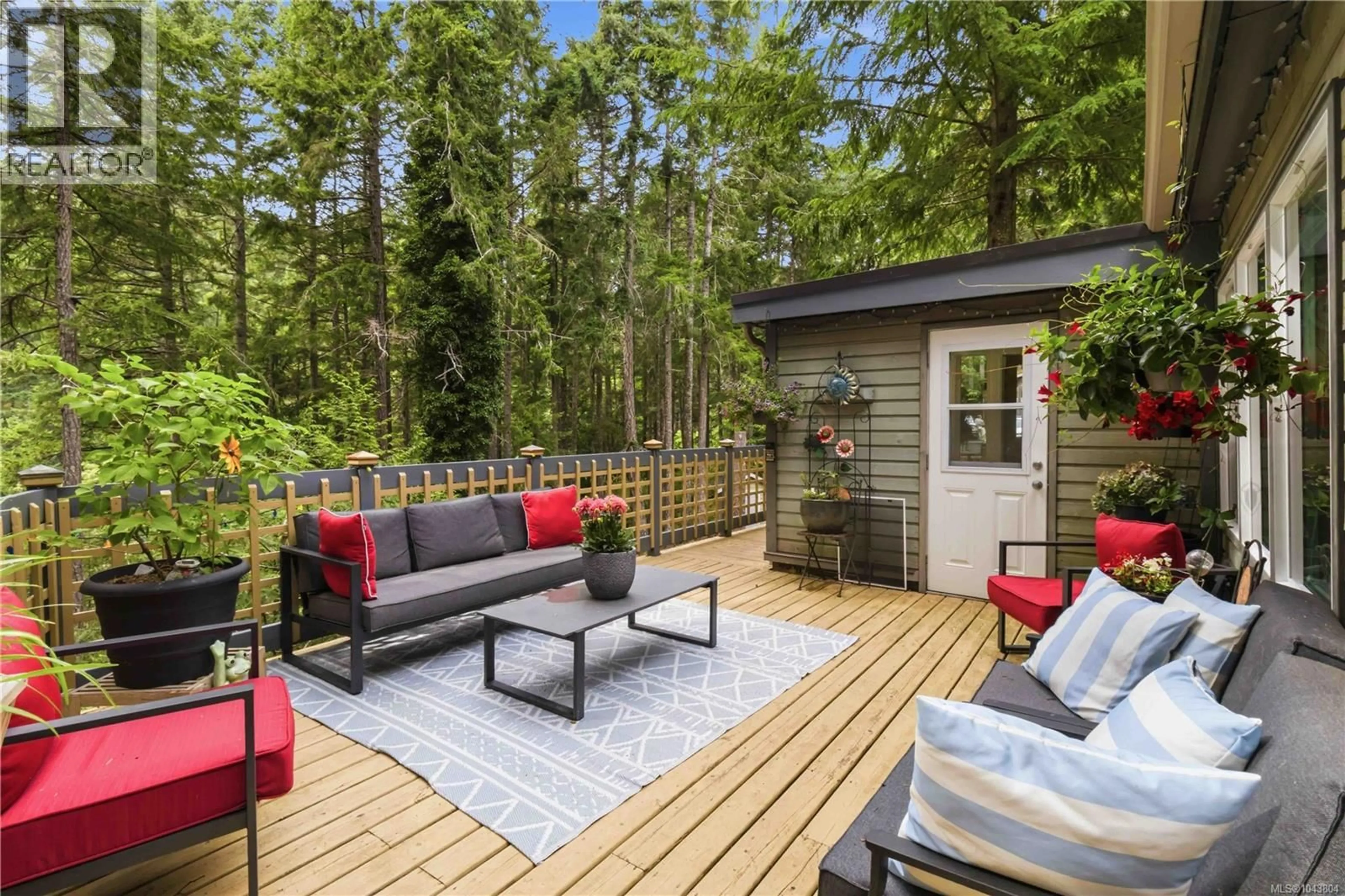 Patio, forest/trees view for 4731 MCVICKER ROAD, Metchosin British Columbia V9C4C7
