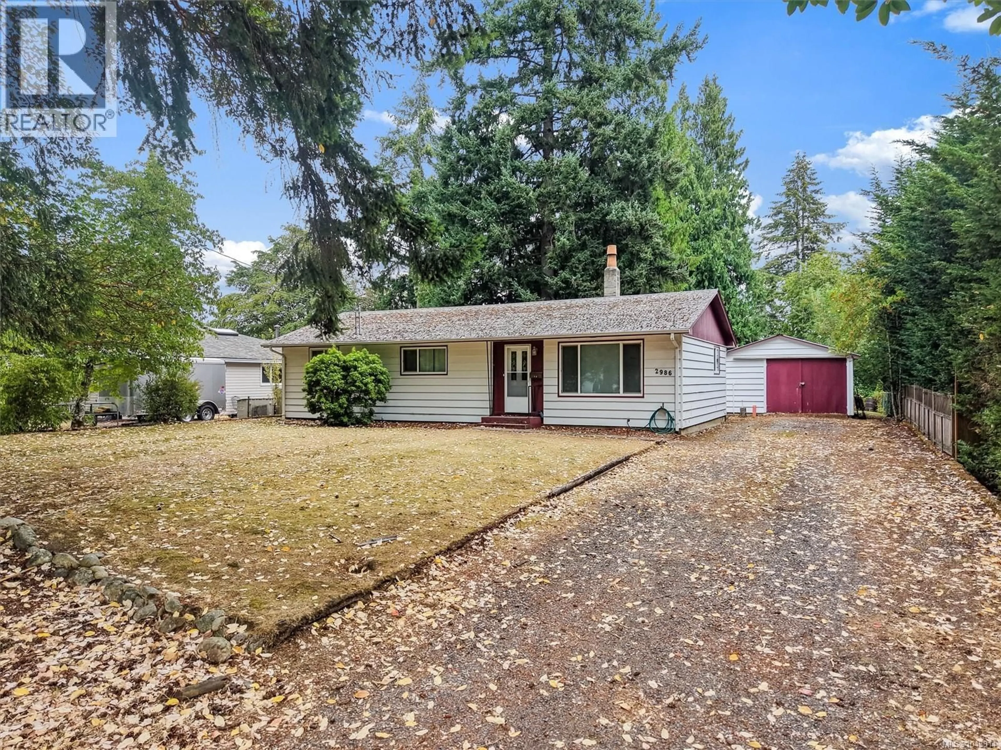 Home with vinyl exterior material, street for 2986 GLEN LAKE ROAD, Langford British Columbia V9B4B1