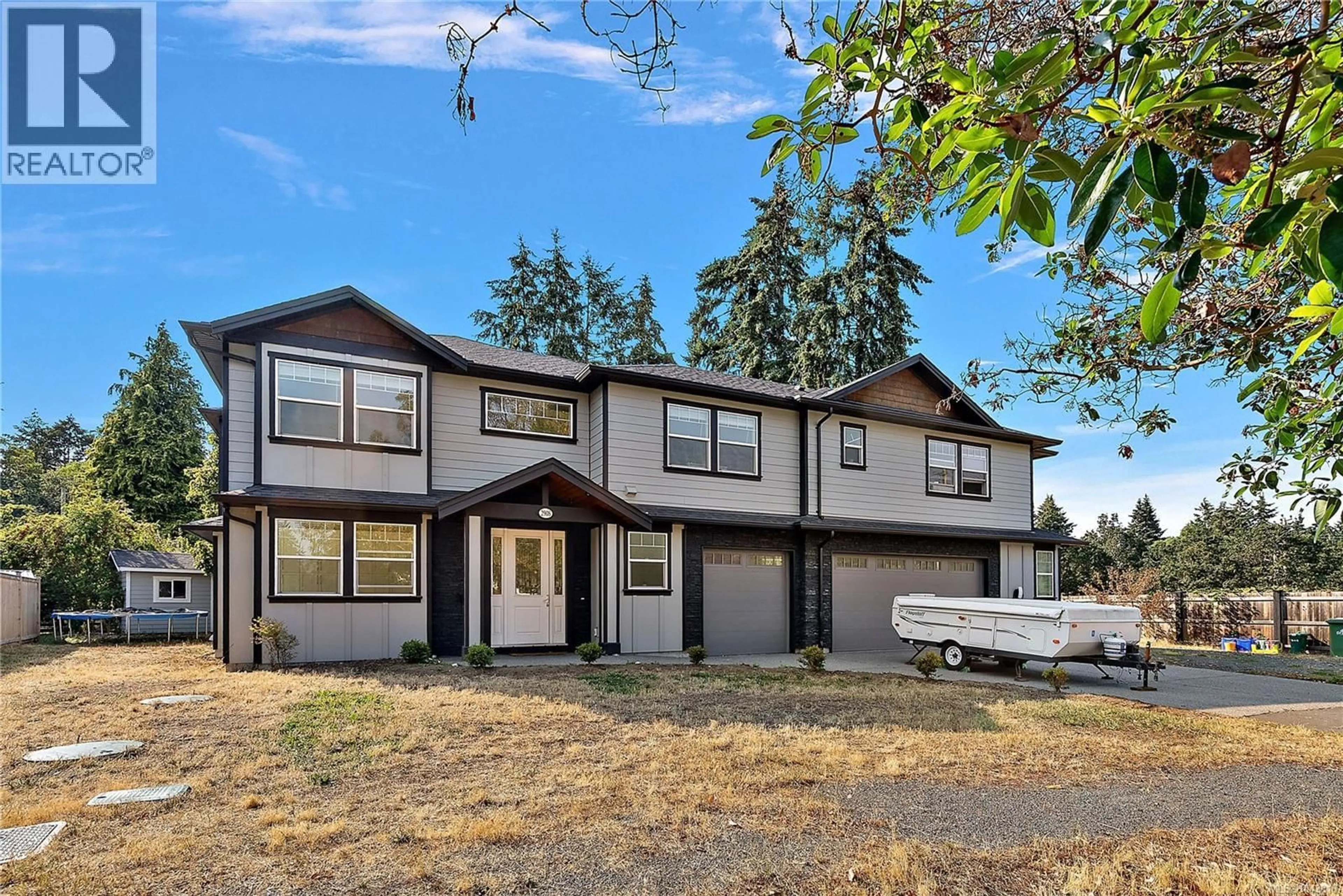 Home with vinyl exterior material, street for 2908 ADYE ROAD, Colwood British Columbia V9B2G6