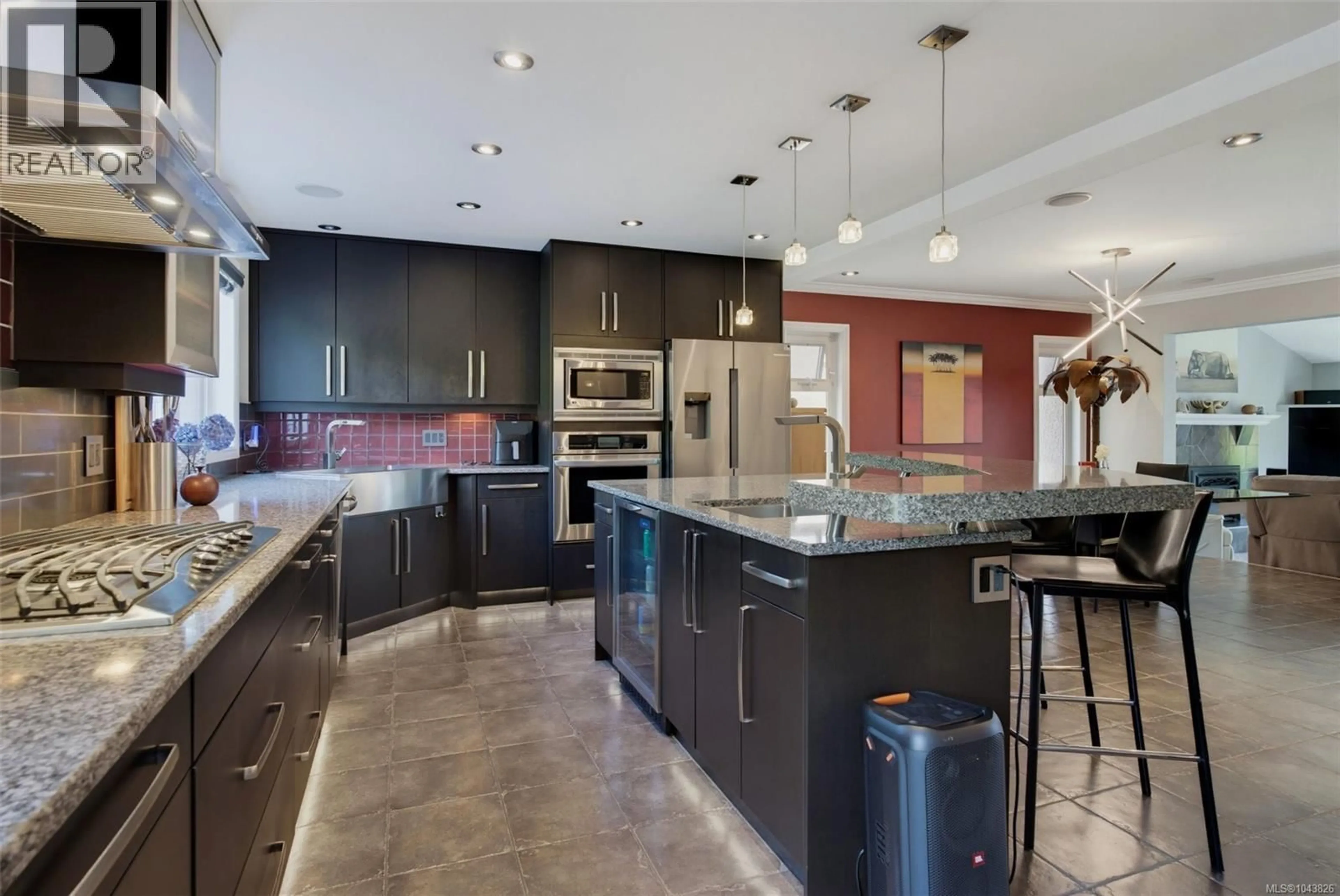 Contemporary kitchen, ceramic/tile floor for 181 WHITE PINE ROAD, View Royal British Columbia V9B5E1