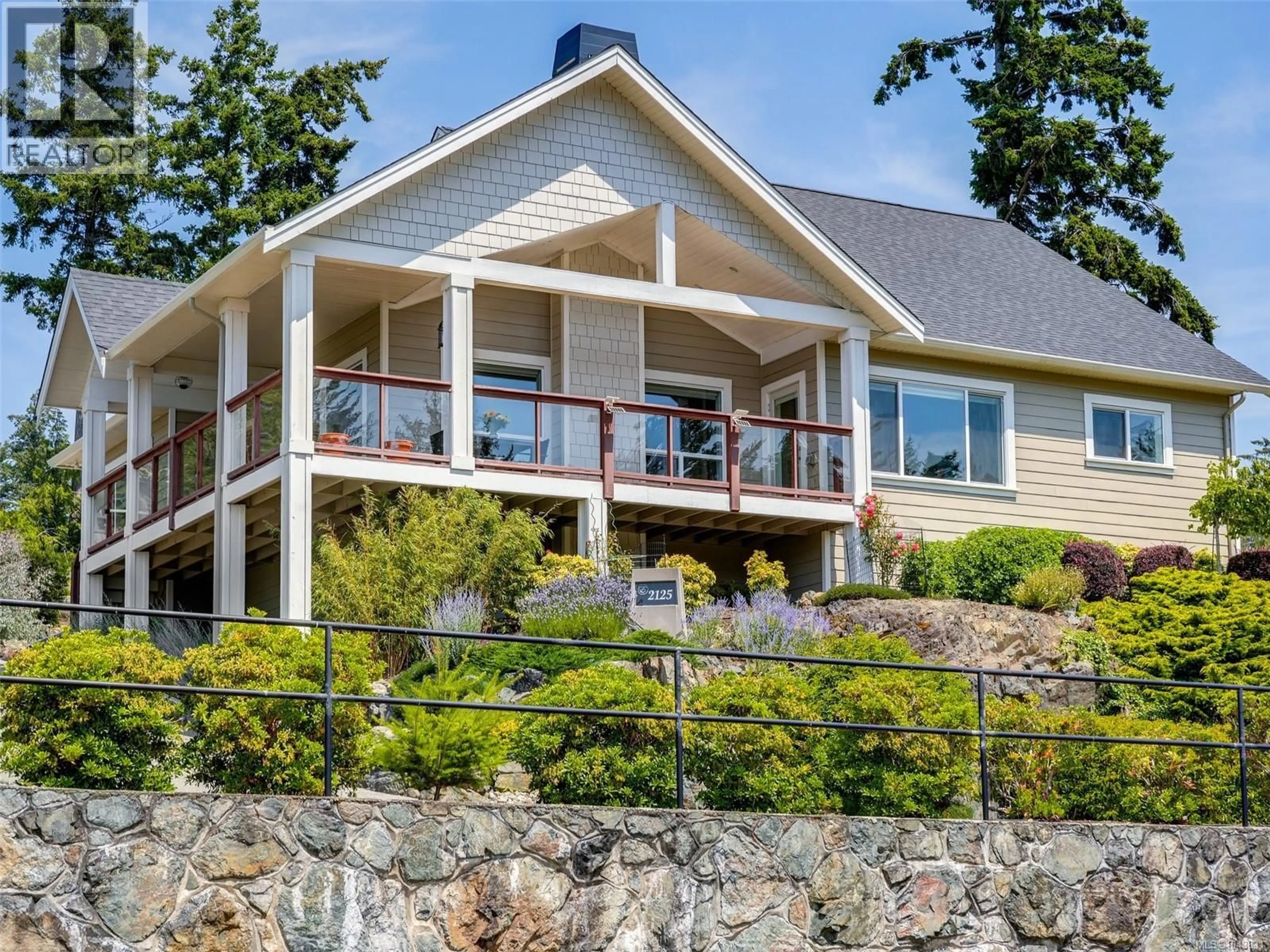 Home with vinyl exterior material, water/lake/river/ocean view for 2125 ERINAN BOULEVARD, Sooke British Columbia V9Z1M8