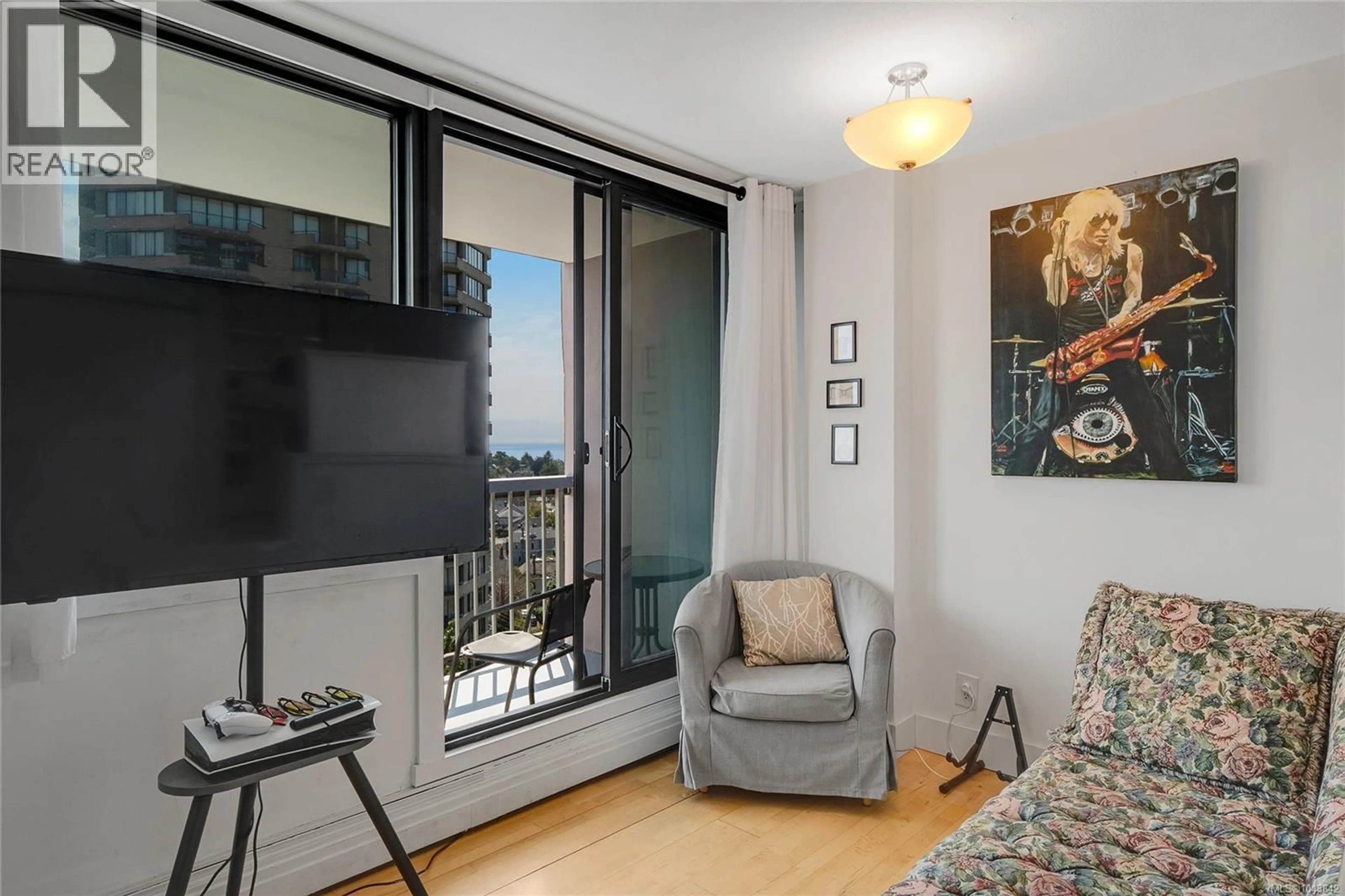 Living room with furniture, unknown for 1407 - 647 MICHIGAN STREET, Victoria British Columbia V8V1S9