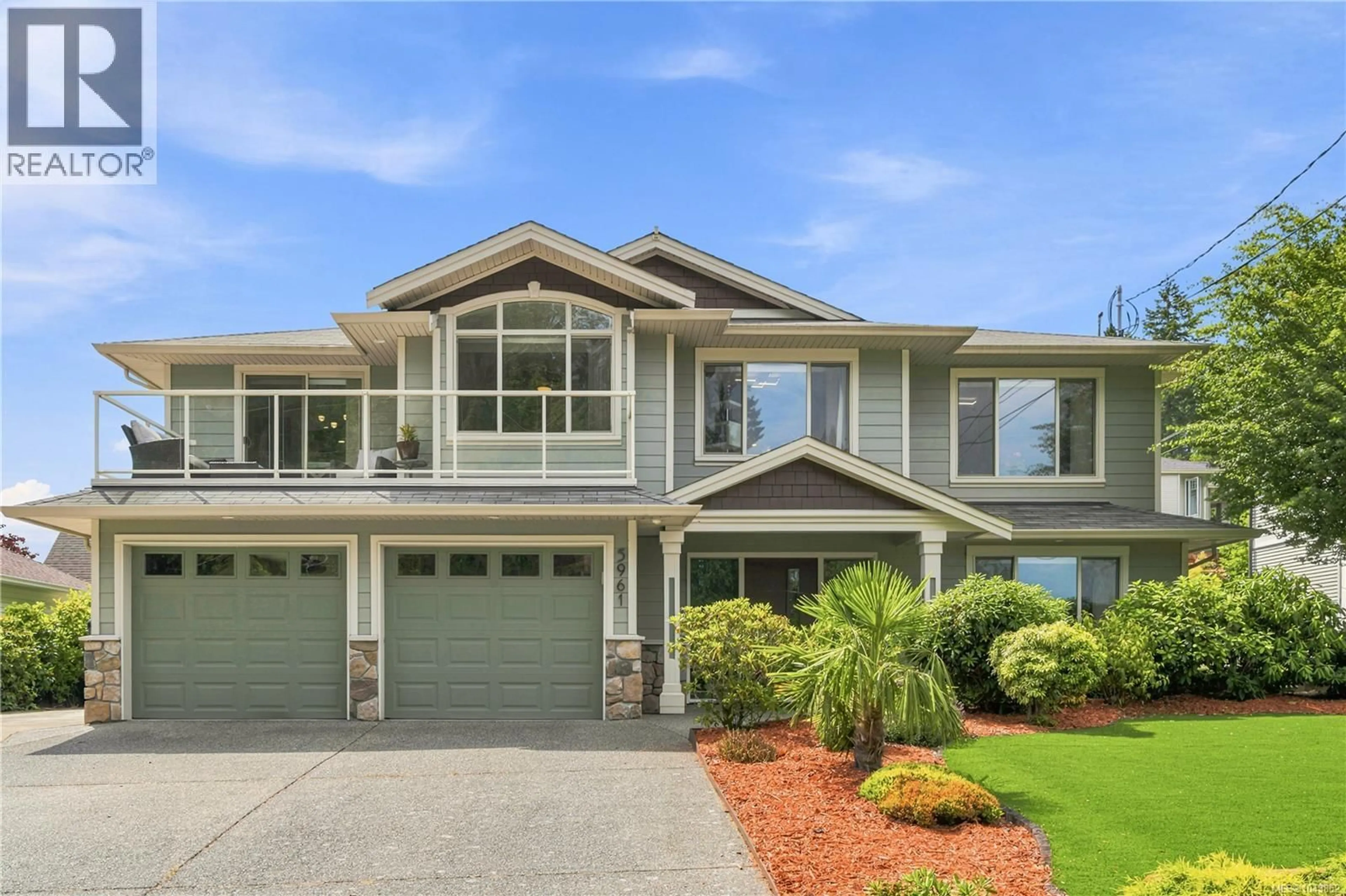 Home with vinyl exterior material, street for 5961 WALDBANK ROAD, Nanaimo British Columbia V9V1P1