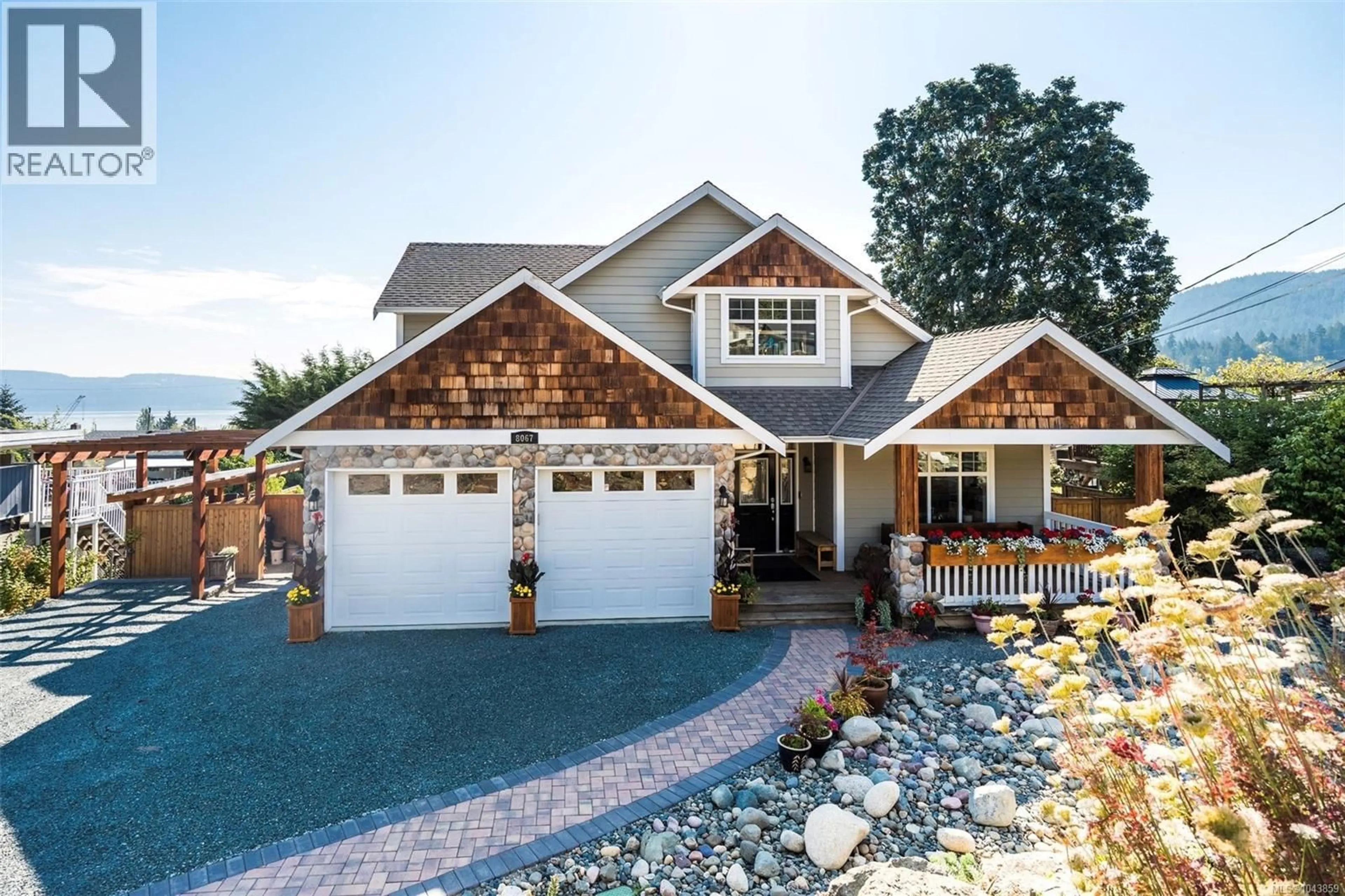 Home with brick exterior material, street for 8067 YORK AVENUE, Crofton British Columbia V0R1R0