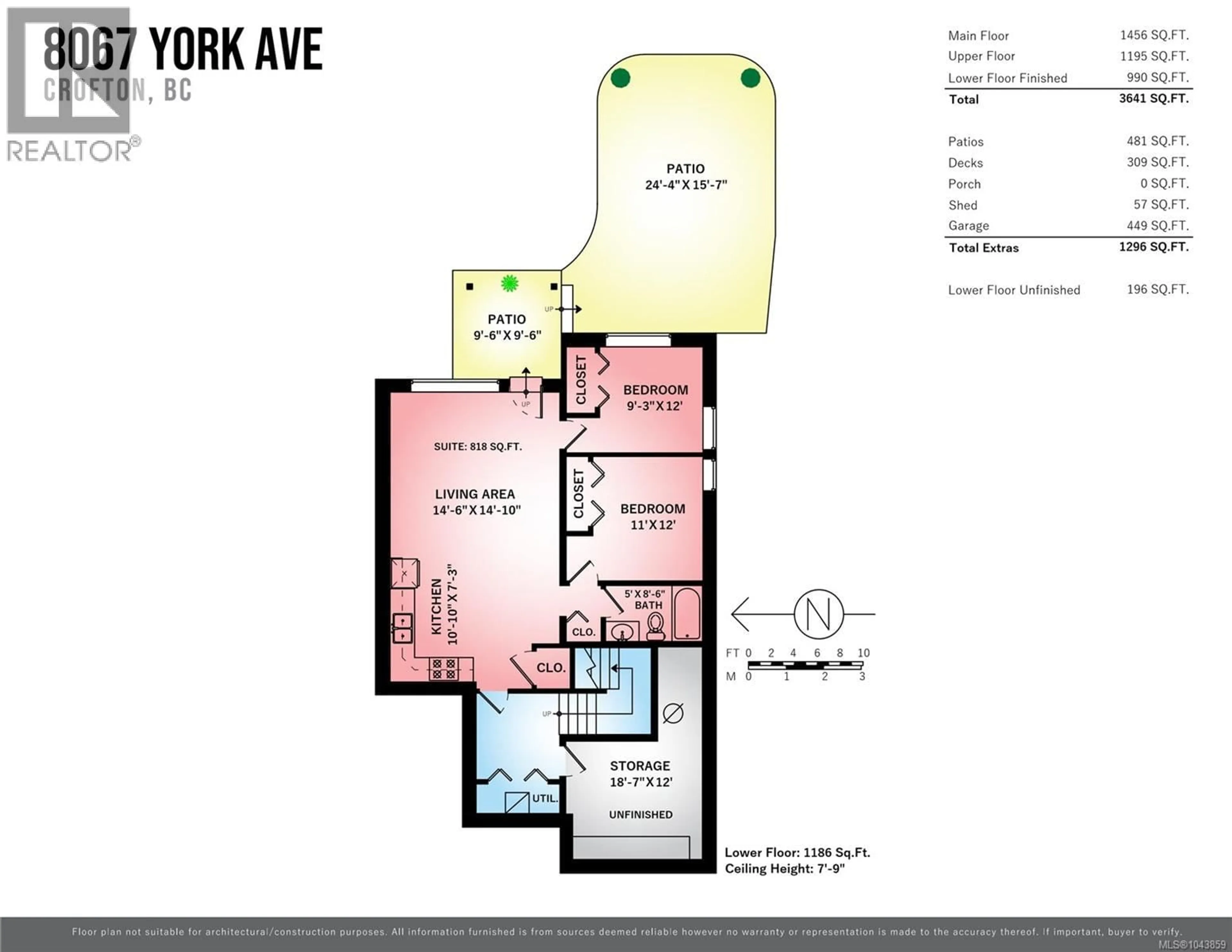 Floor plan for 8067 YORK AVENUE, Crofton British Columbia V0R1R0