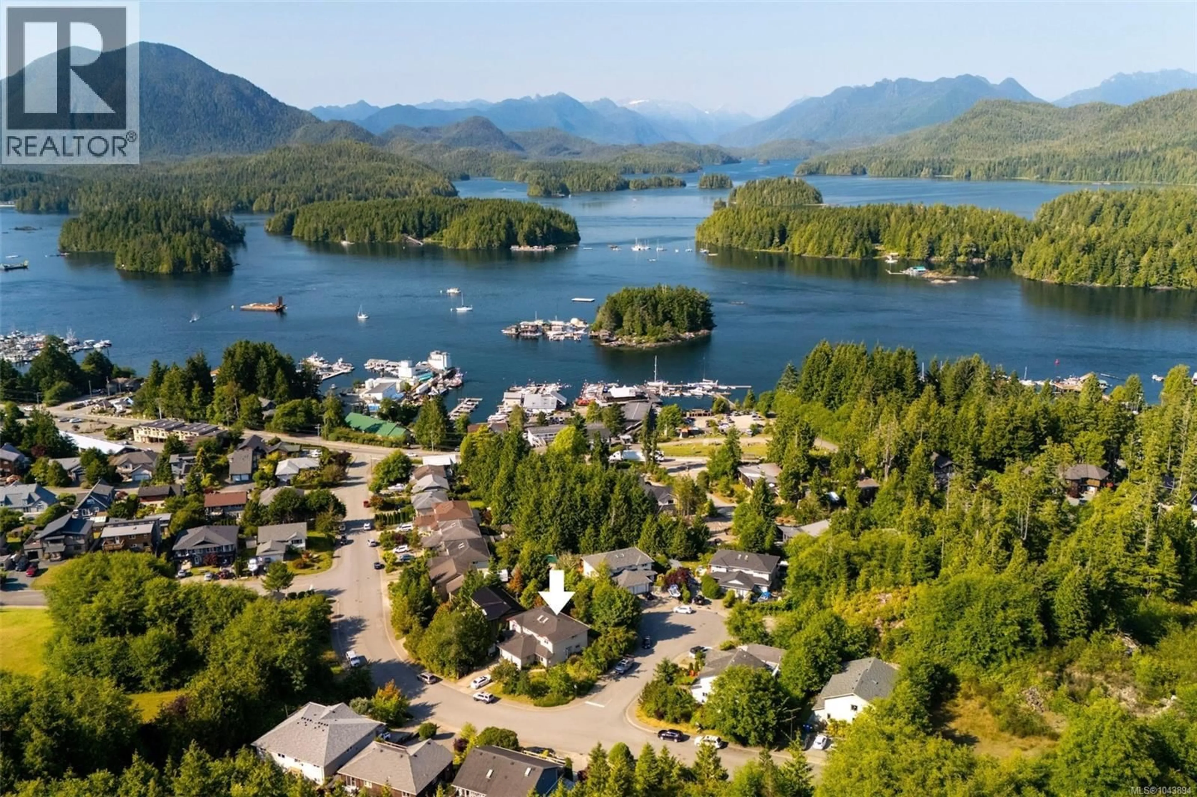 A pic from outside/outdoor area/front of a property/back of a property/a pic from drone, water/lake/river/ocean view for B - 330 LONE CONE ROAD, Tofino British Columbia V0R2Z0