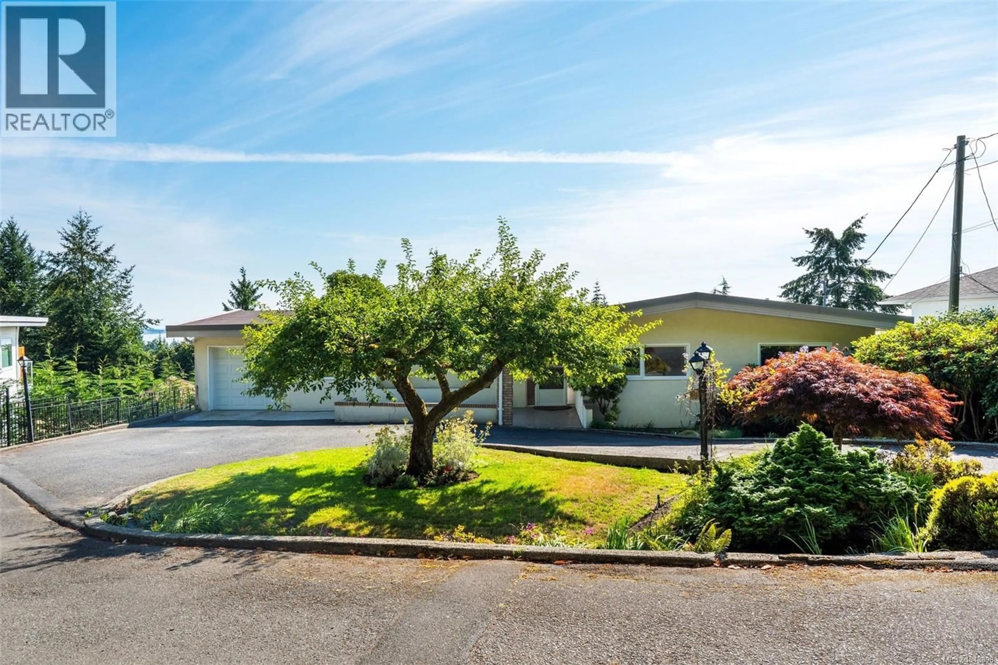 A pic from outside/outdoor area/front of a property/back of a property/a pic from drone, street for 5175 POLSON TERRACE, Saanich British Columbia V8Y2C5