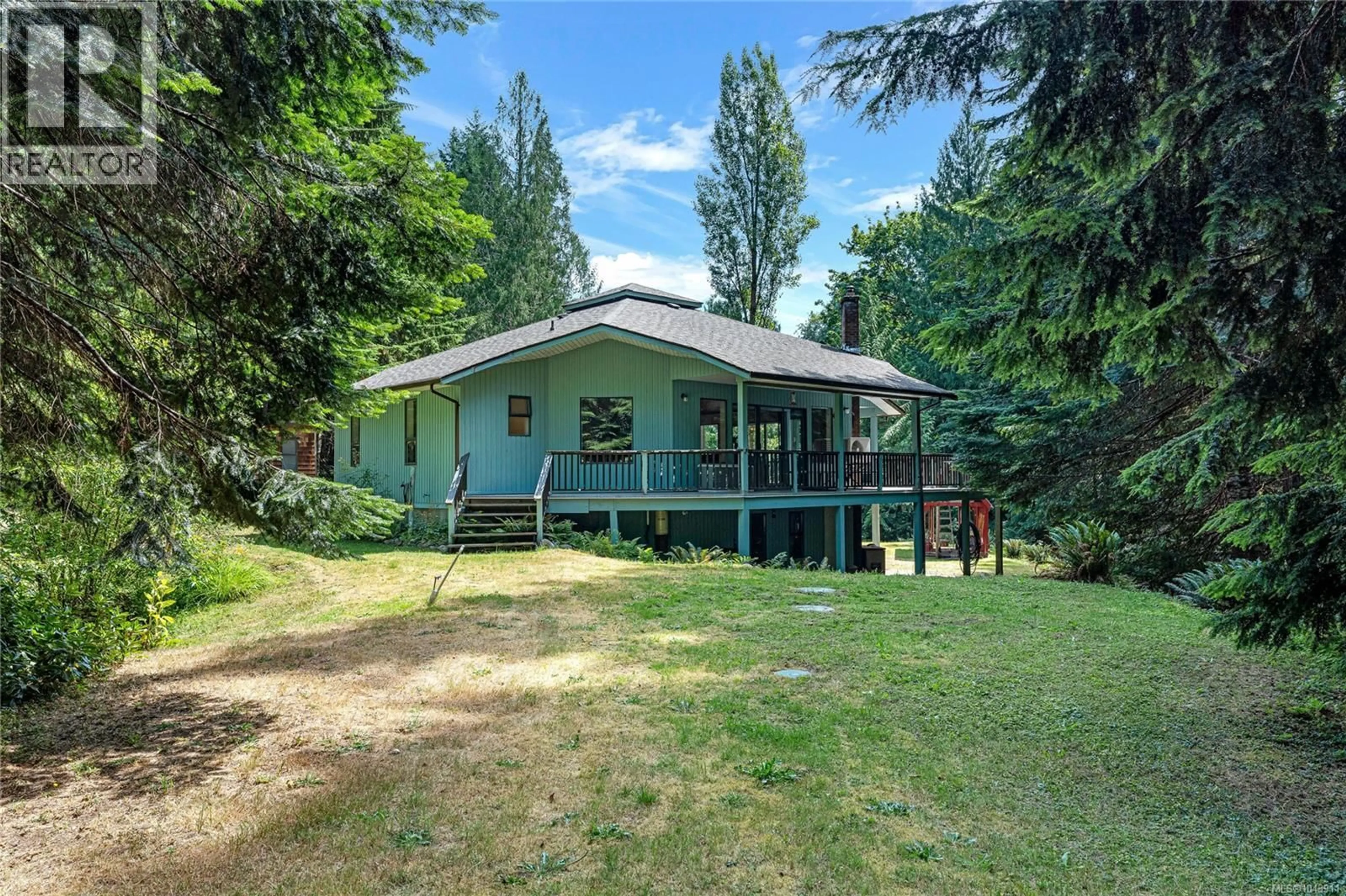 A pic from outside/outdoor area/front of a property/back of a property/a pic from drone, unknown for 6560 MCLEAN ROAD, Lake Cowichan British Columbia V0R2G0