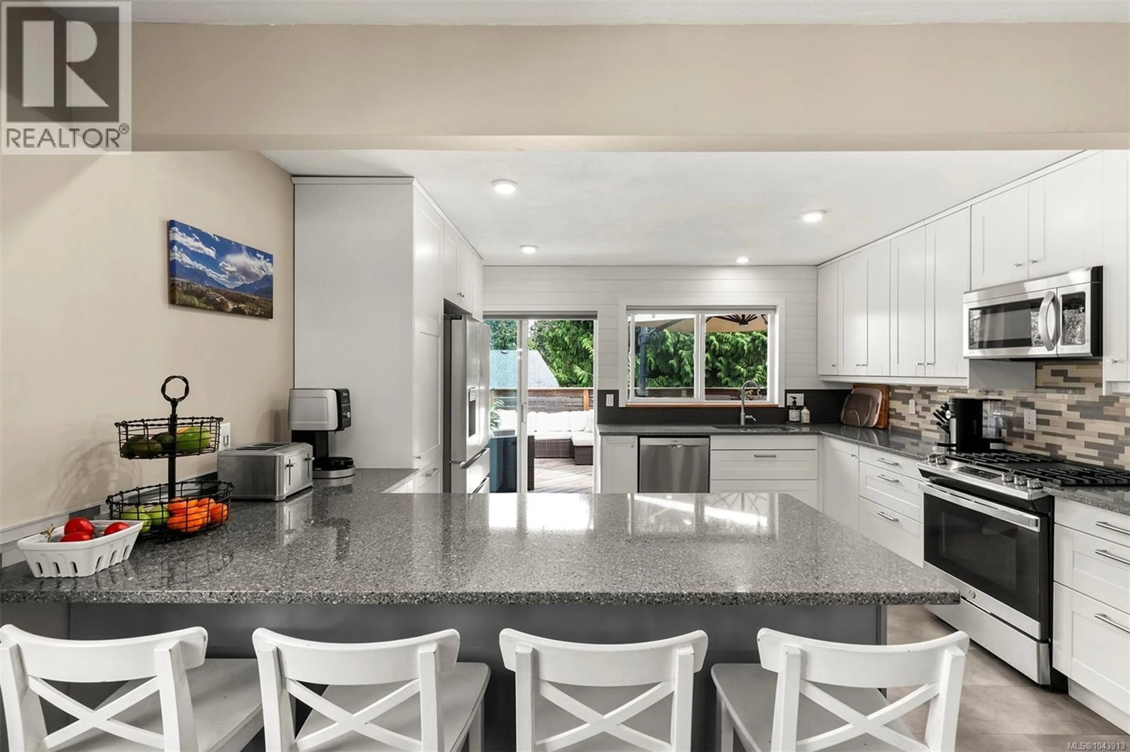 Contemporary kitchen, ceramic/tile floor for 2221 HERON CRESCENT, Comox British Columbia V9M3Y2