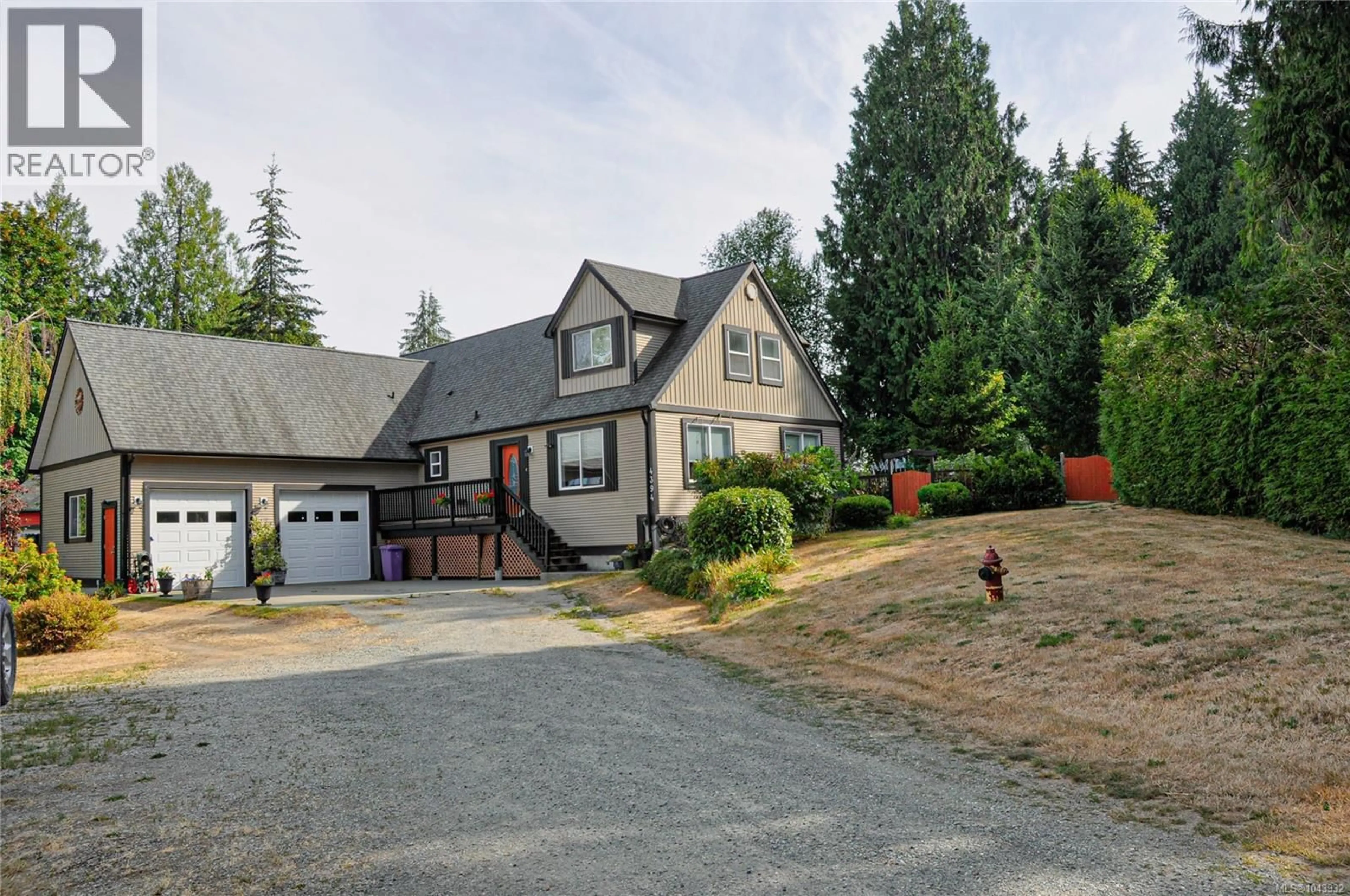 A pic from outside/outdoor area/front of a property/back of a property/a pic from drone, street for 4394 TELEGRAPH ROAD, Cowichan Bay British Columbia V0R1N2