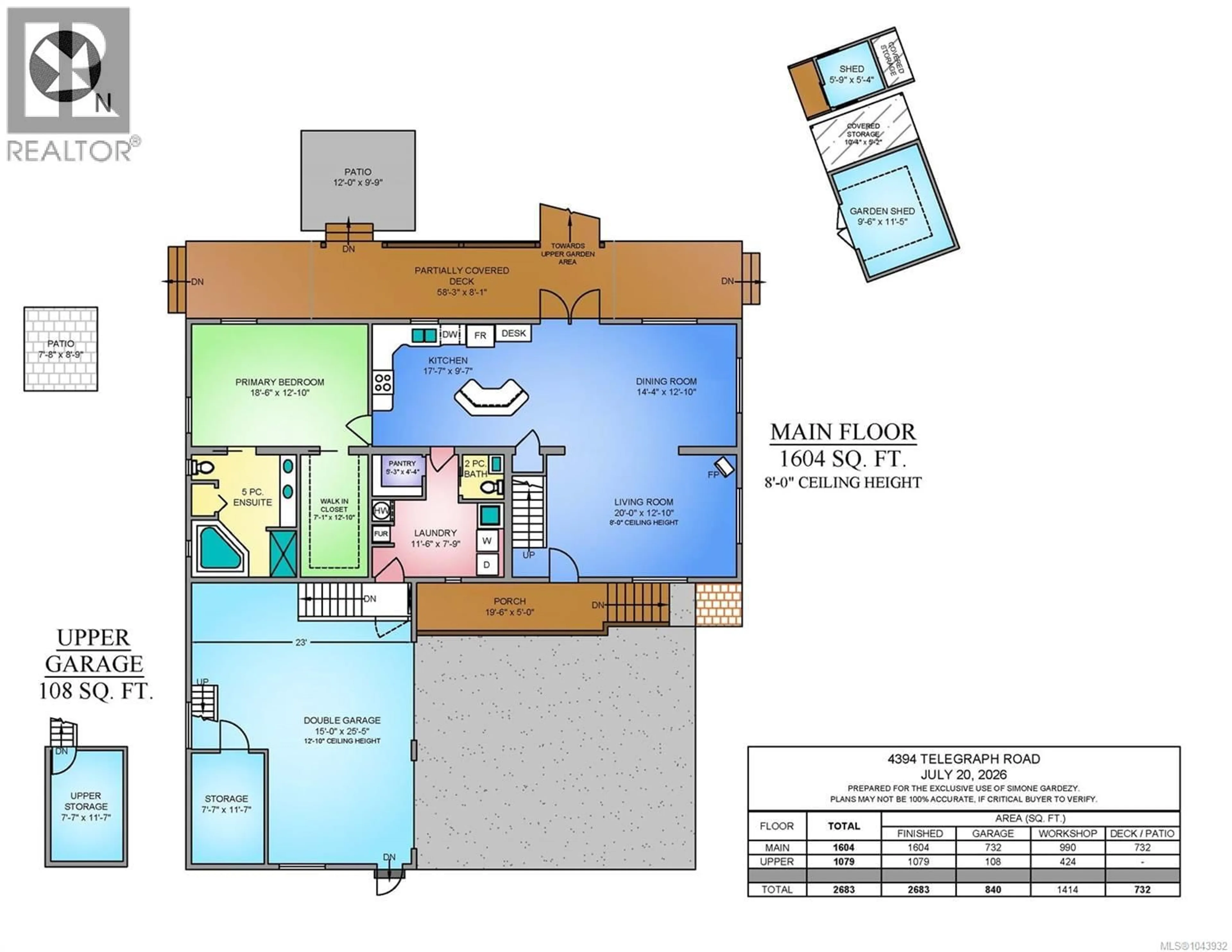 Floor plan for 4394 TELEGRAPH ROAD, Cowichan Bay British Columbia V0R1N2