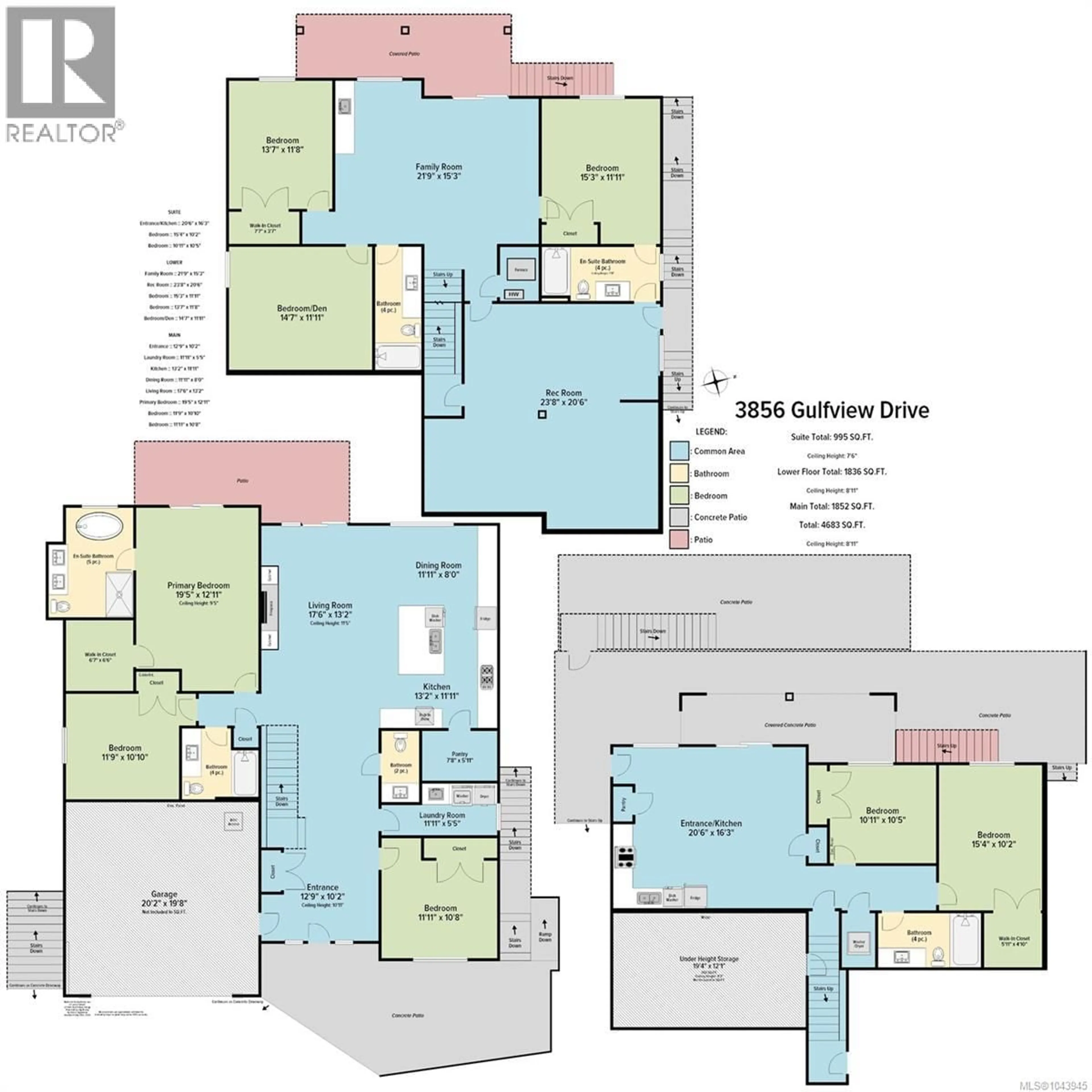 Floor plan for 3856 GULFVIEW DRIVE, Nanaimo British Columbia V9T6E2