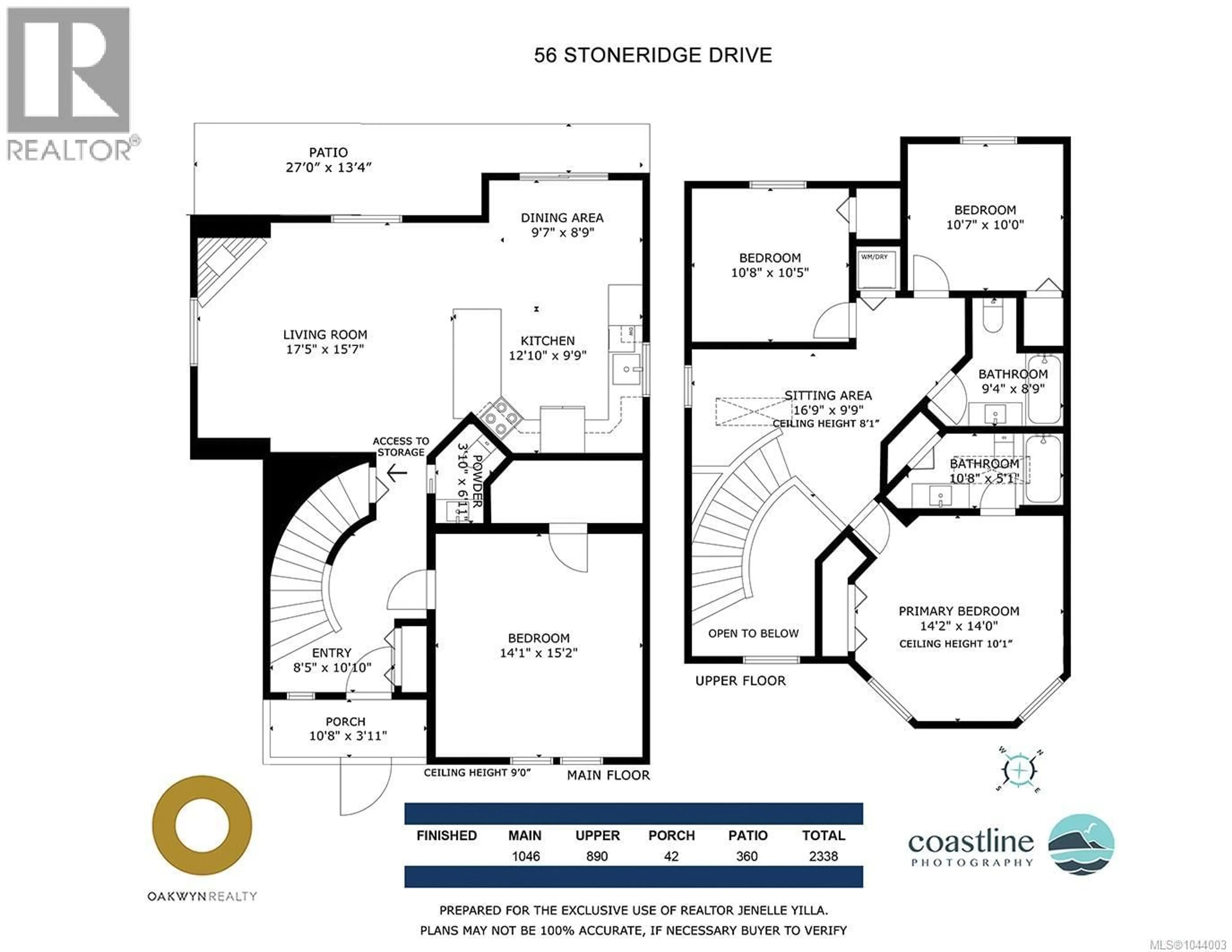 Floor plan for 56 STONERIDGE DRIVE, View Royal British Columbia V9B6M4