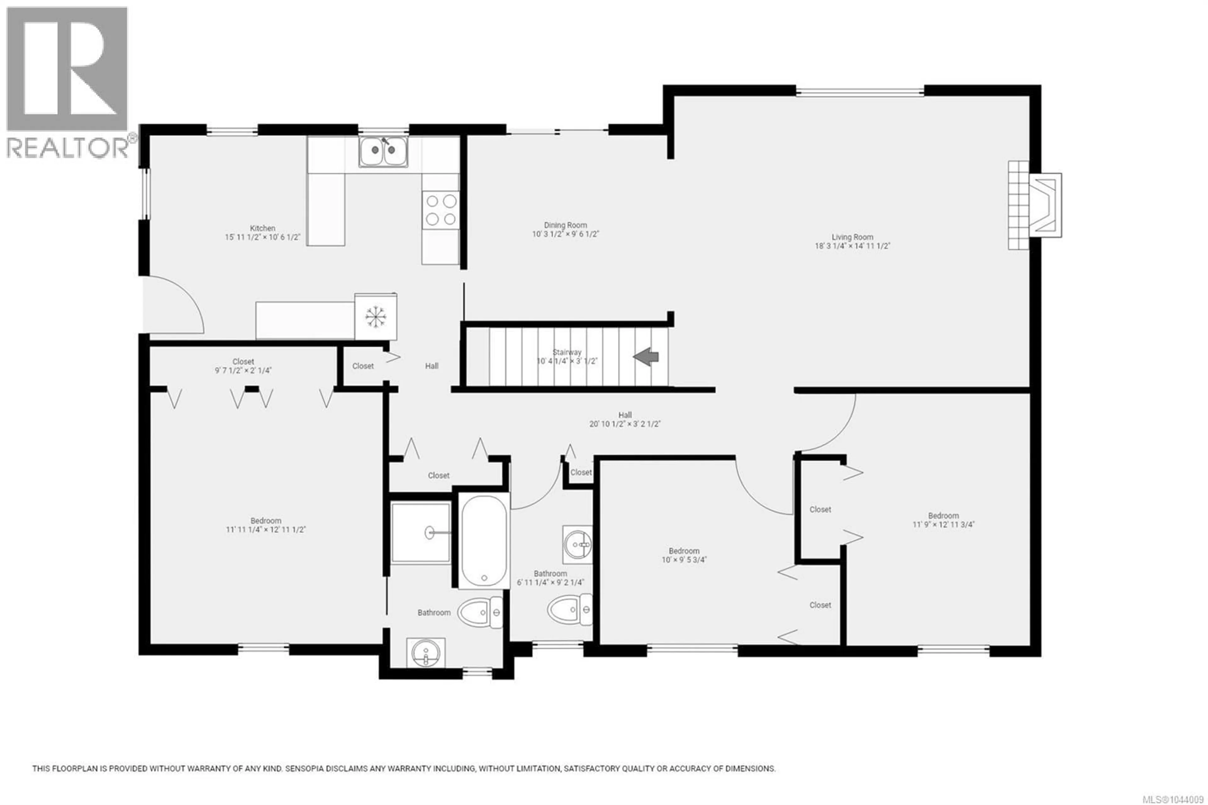 Floor plan for 244 ALDER STREET SOUTH, Campbell River British Columbia V9W2N1