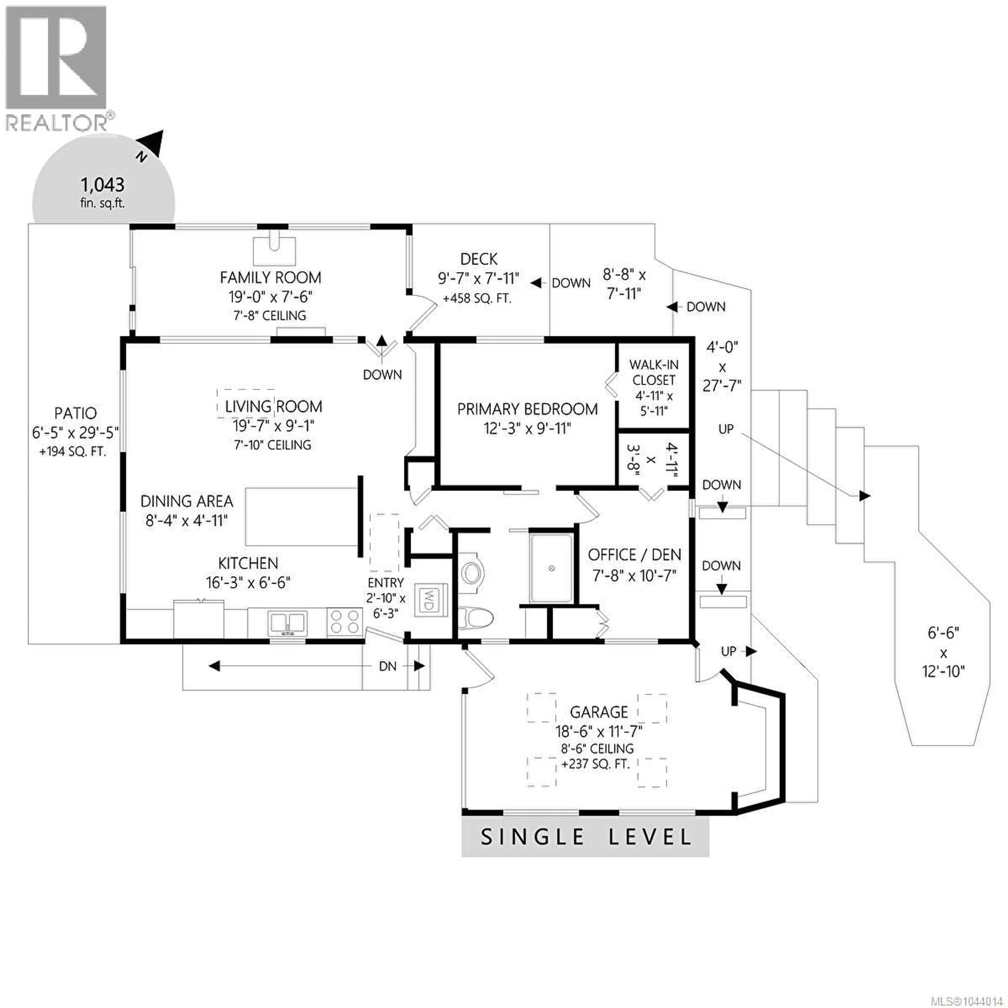 Floor plan for 50 - 2500 FLORENCE LAKE ROAD, Langford British Columbia V9B4H2