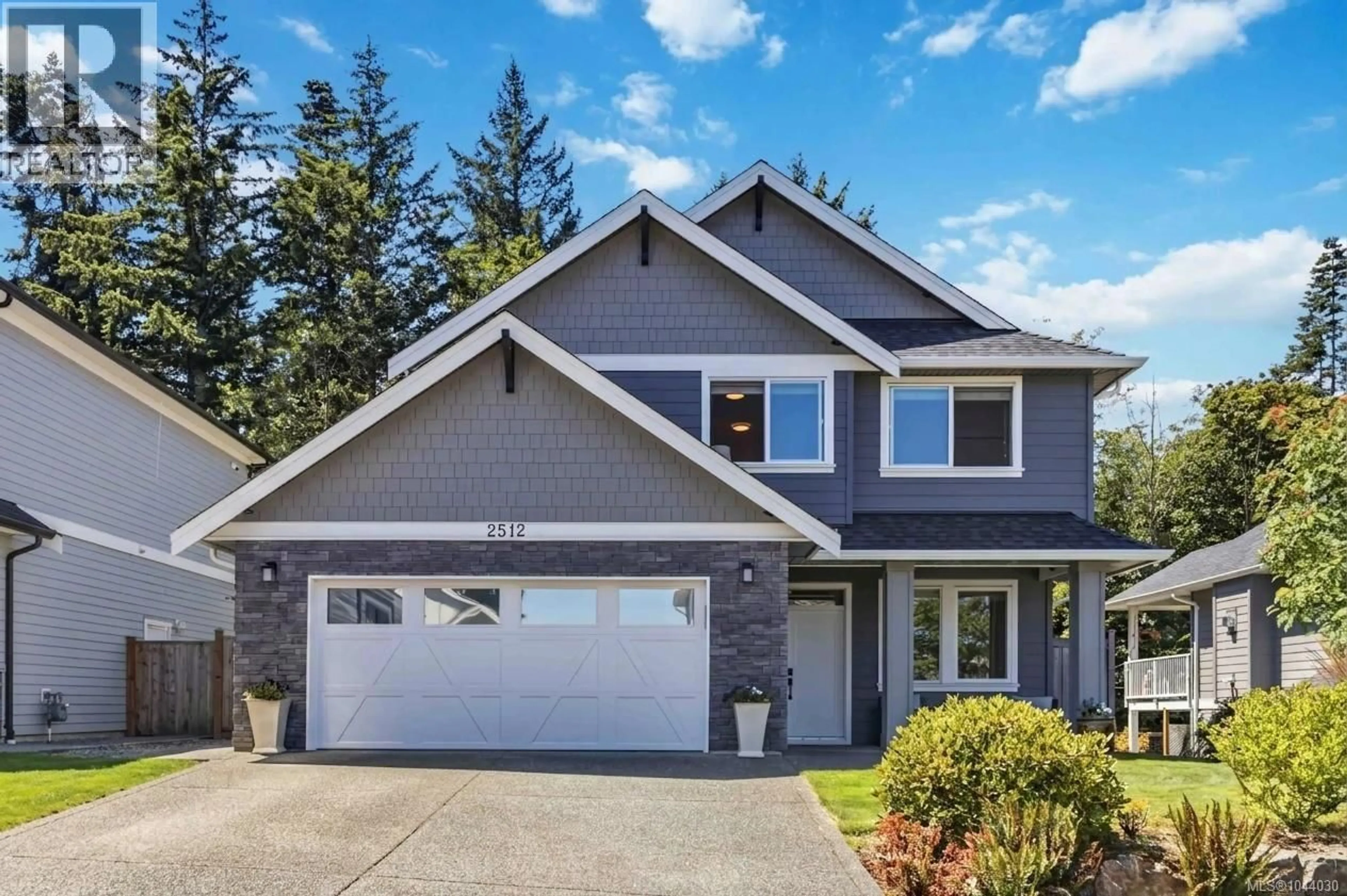 Home with vinyl exterior material, street for 2512 WEST TRAIL COURT, Sooke British Columbia V9Z1P3