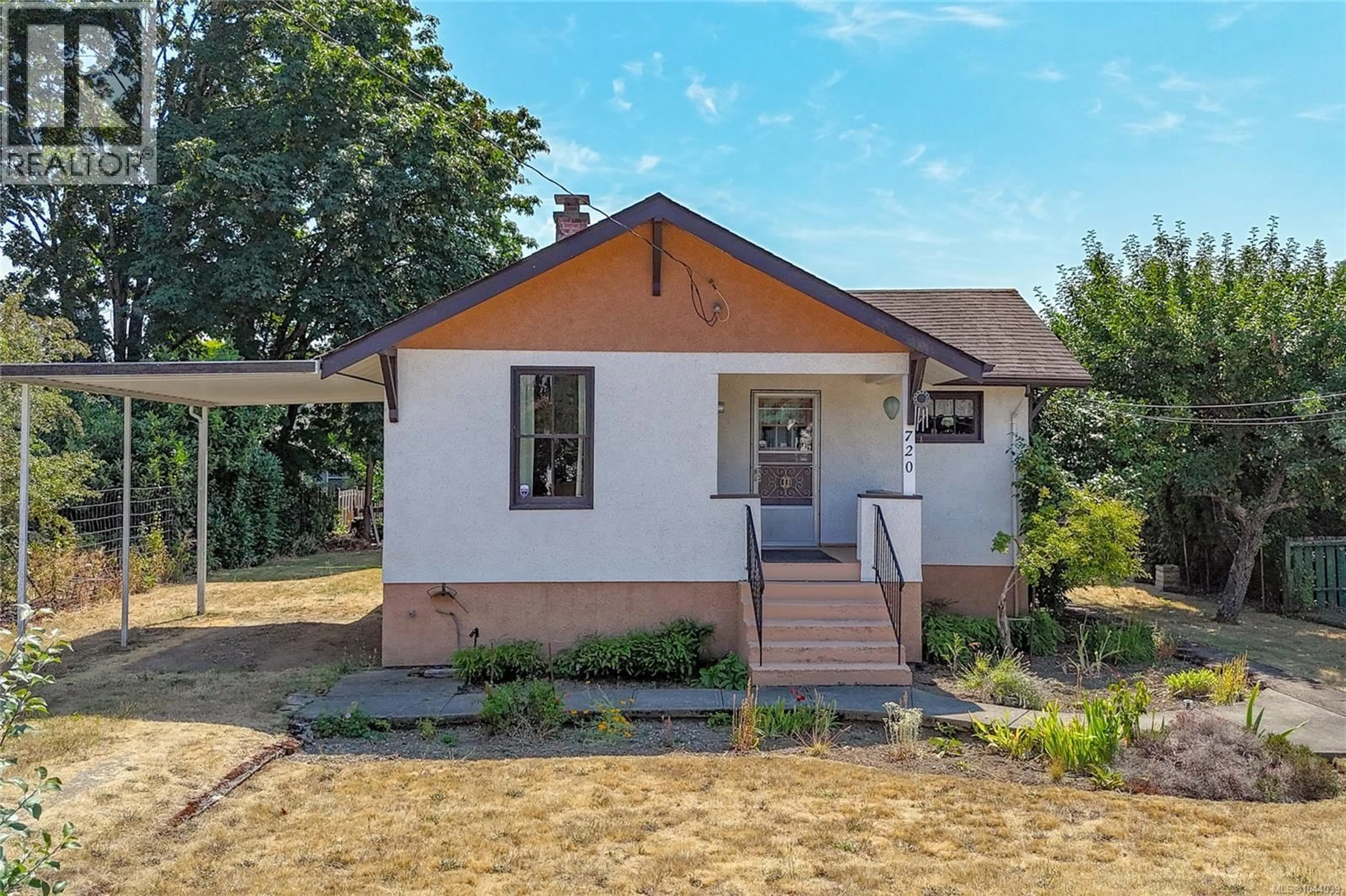 Home with brick exterior material, street for 720 MARCHMONT ROAD, Duncan British Columbia V9L2M1