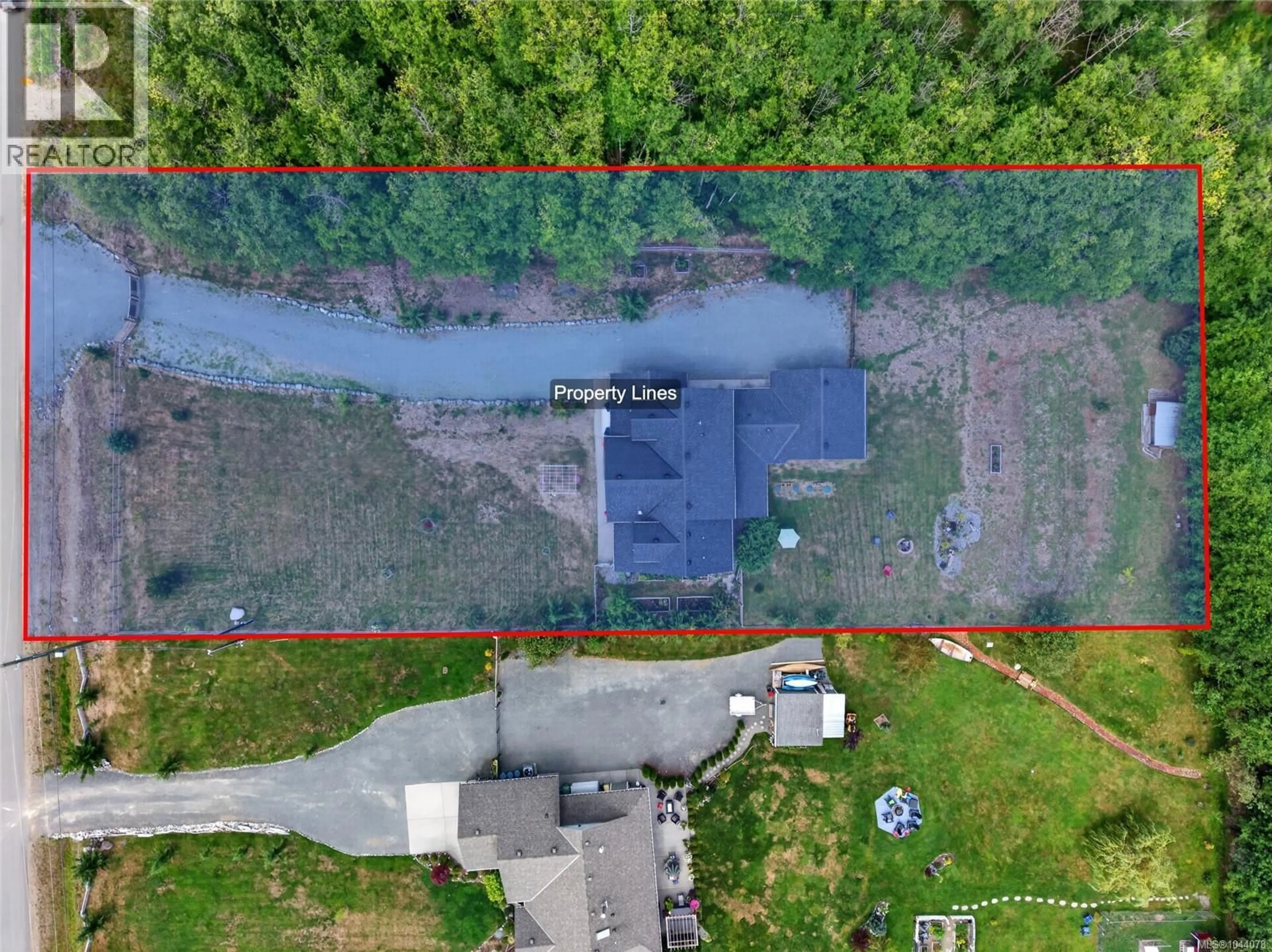 A pic from outside/outdoor area/front of a property/back of a property/a pic from drone, water/lake/river/ocean view for 8740 OYSTER RIVER WAY, Black Creek British Columbia V9J1K3