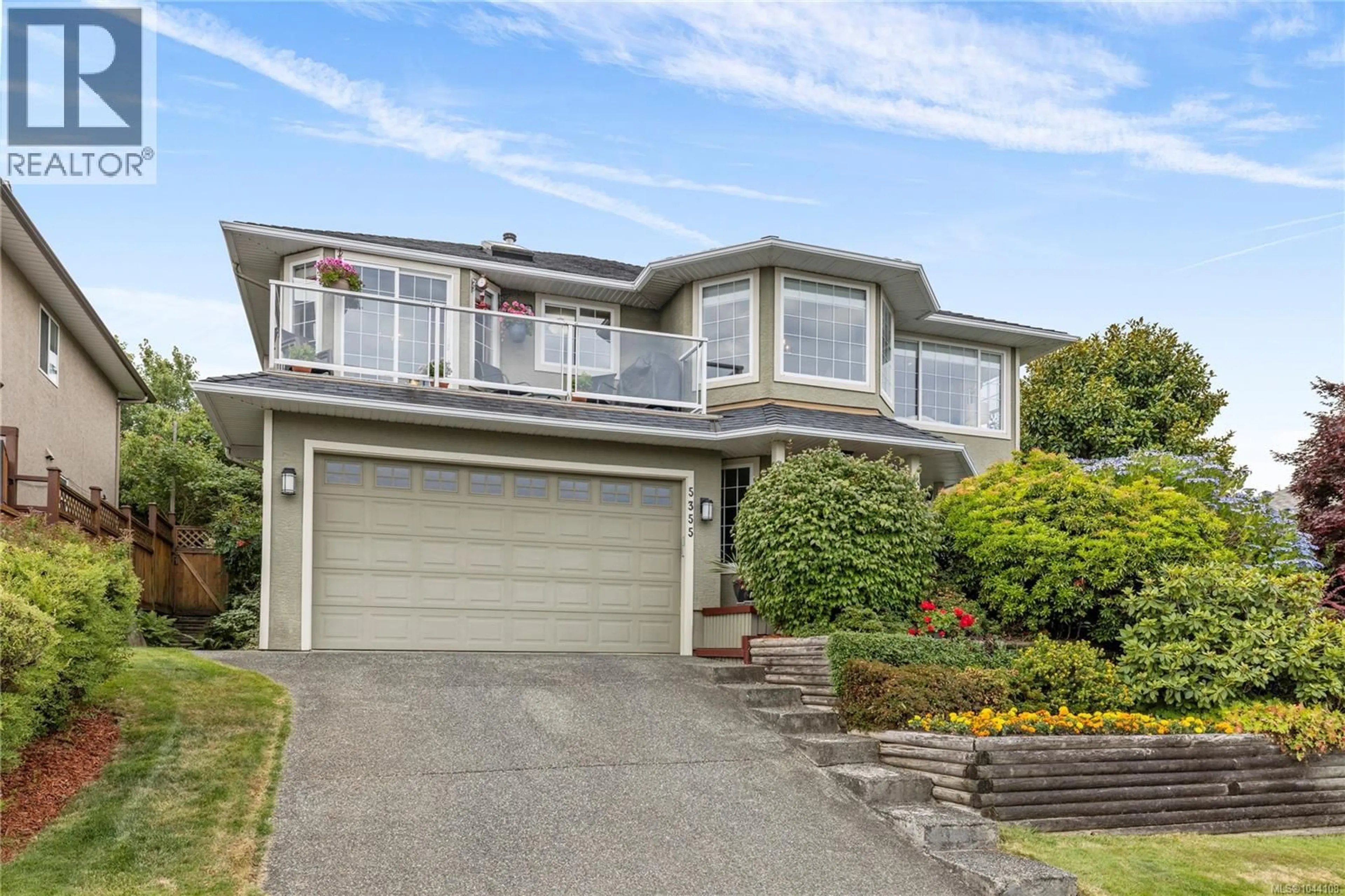 Home with vinyl exterior material, street for 5355 HIGHRIDGE PLACE, Nanaimo British Columbia V9T5Z8