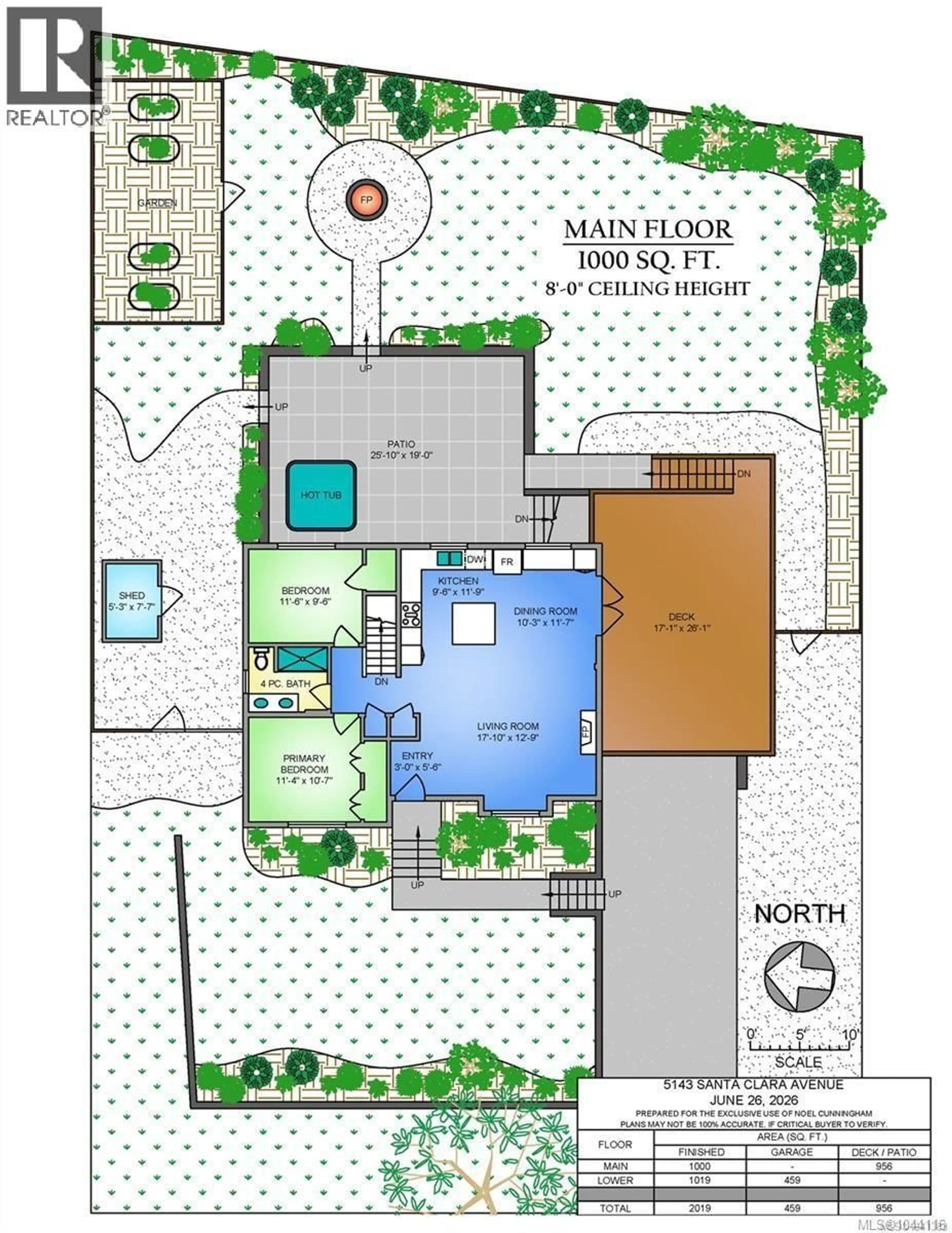 Floor plan for 5143 SANTA CLARA AVENUE, Saanich British Columbia V8Y1W5