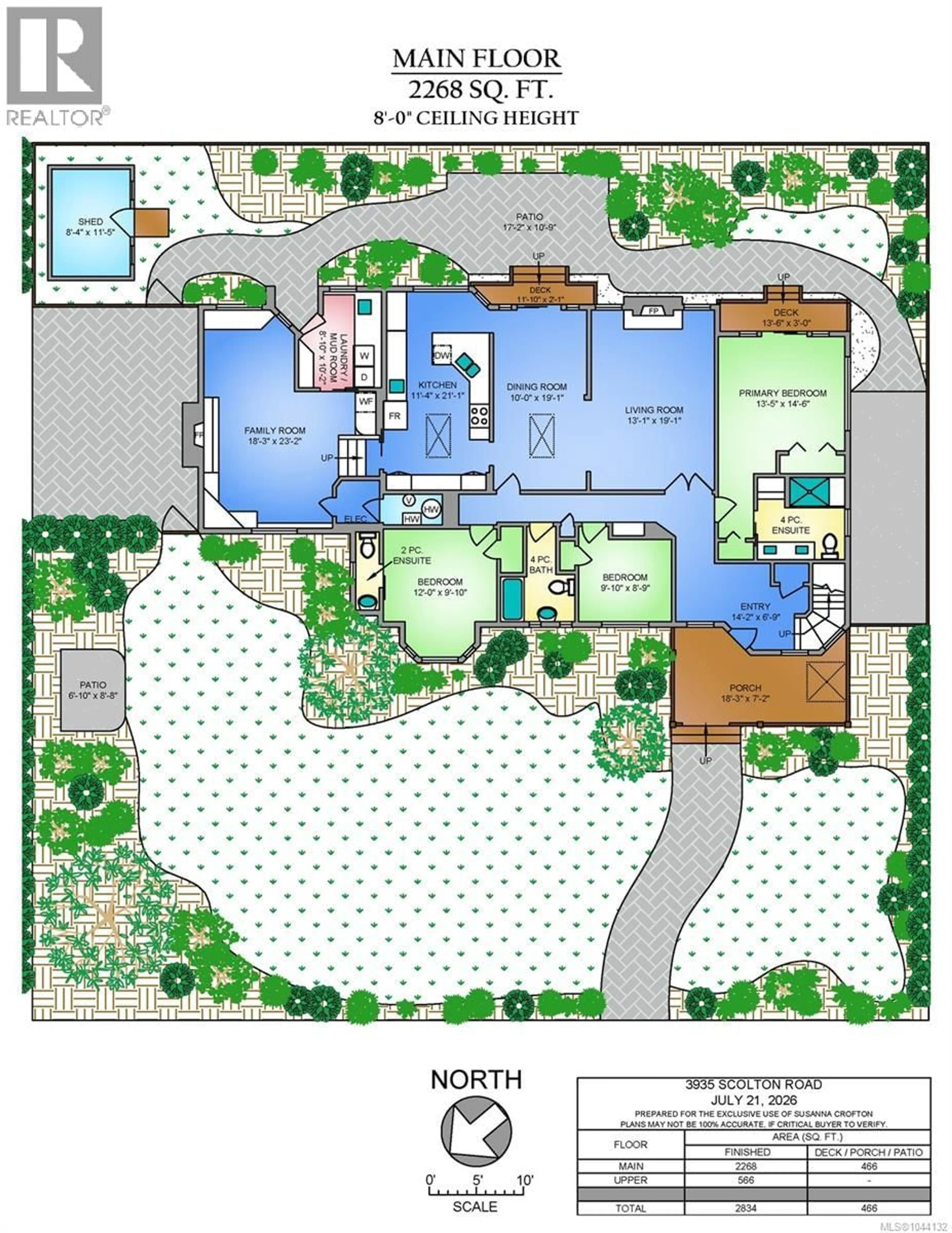 Floor plan for 3935 SCOLTON ROAD, Saanich British Columbia V8N4E1