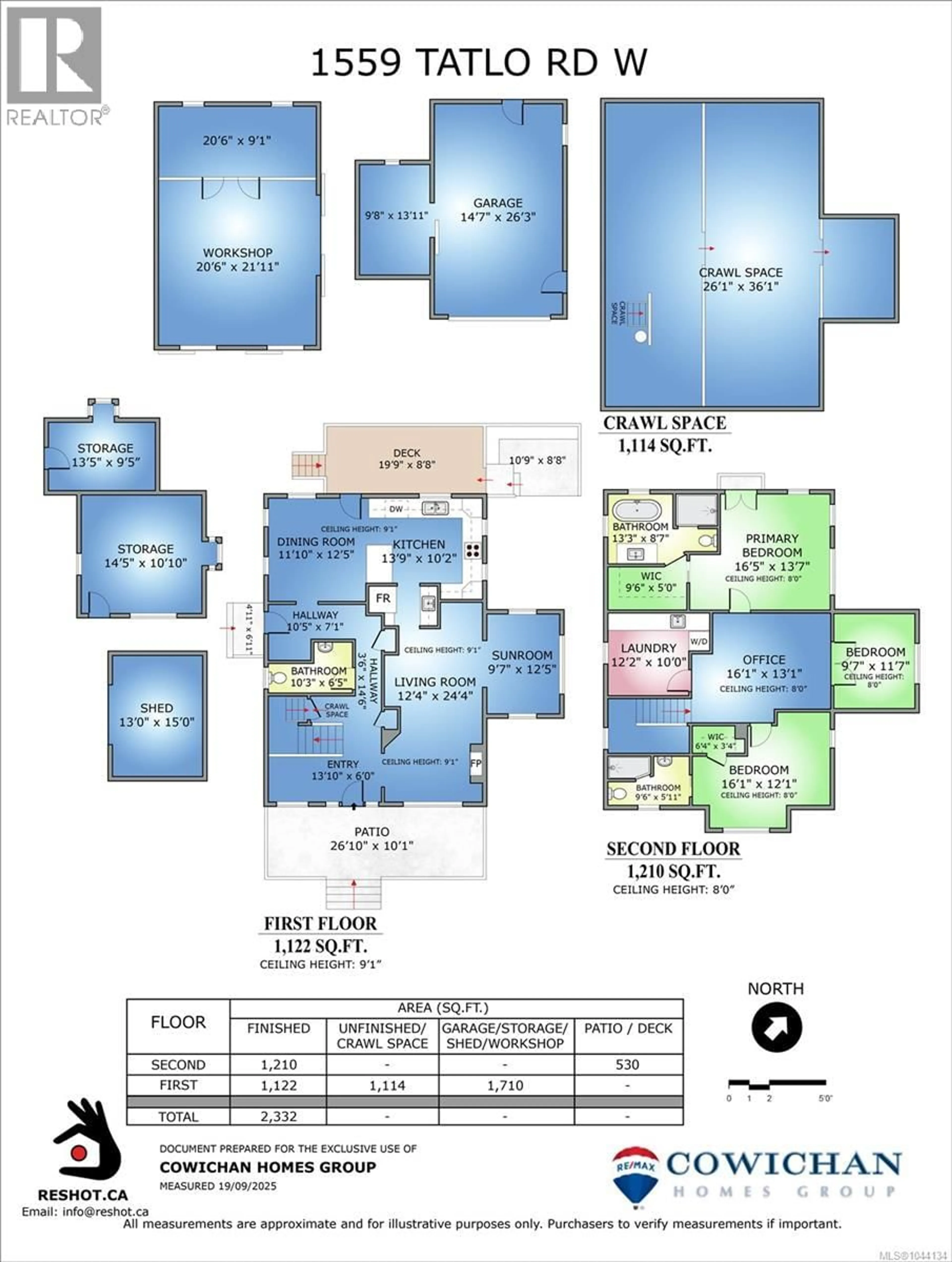 Floor plan for 1559 TATLO ROAD, Crofton British Columbia V0R1R0