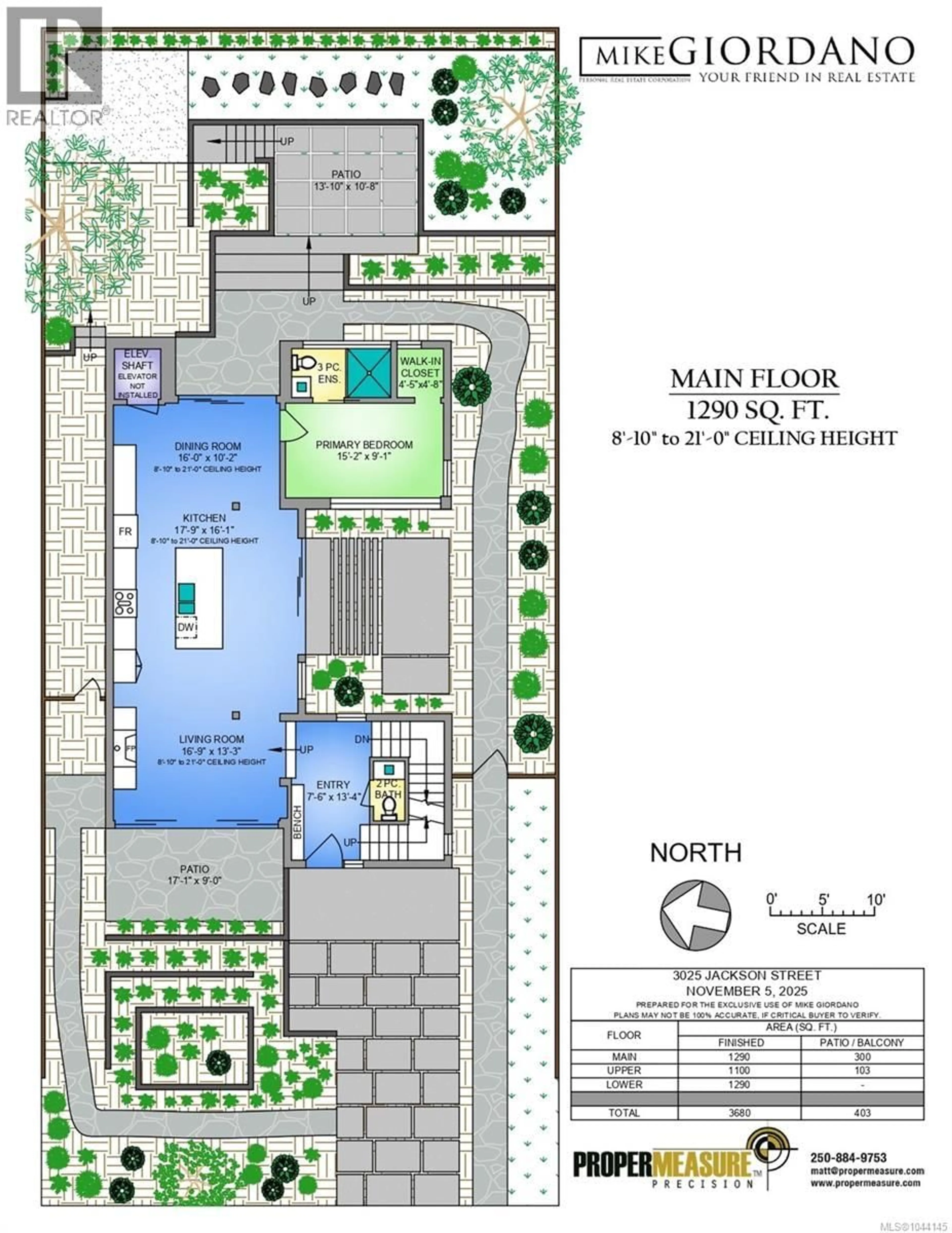 Floor plan for 3025 JACKSON STREET, Victoria British Columbia V8T3Z7