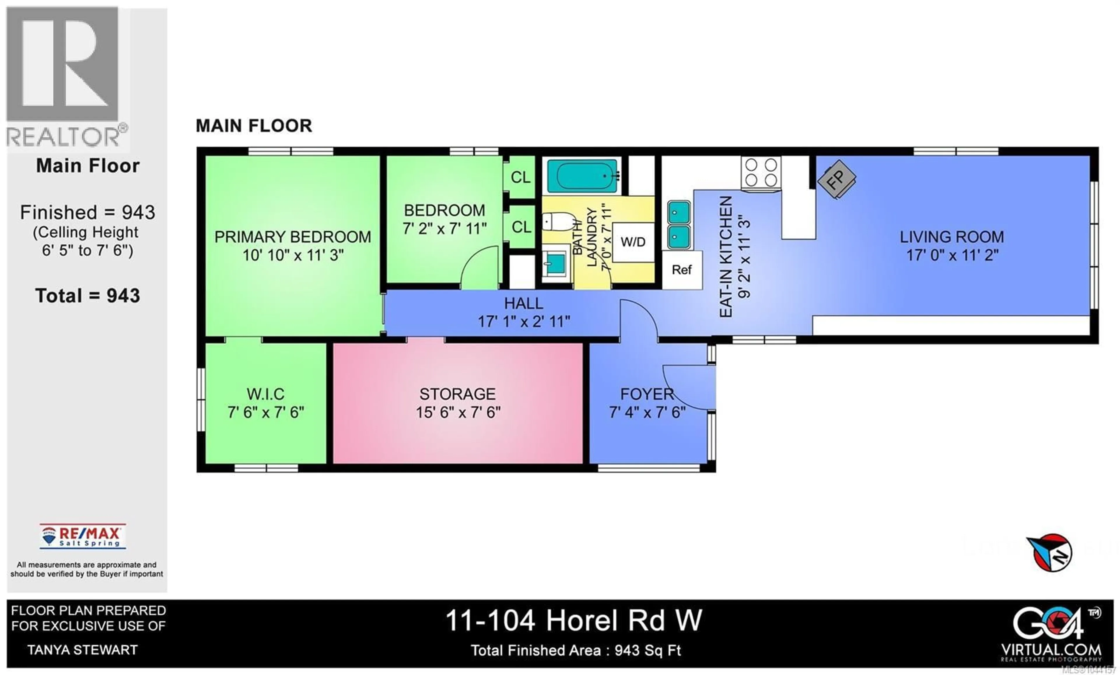 Floor plan for 11 - 104 HOREL ROAD WEST, Salt Spring British Columbia V8K2A3