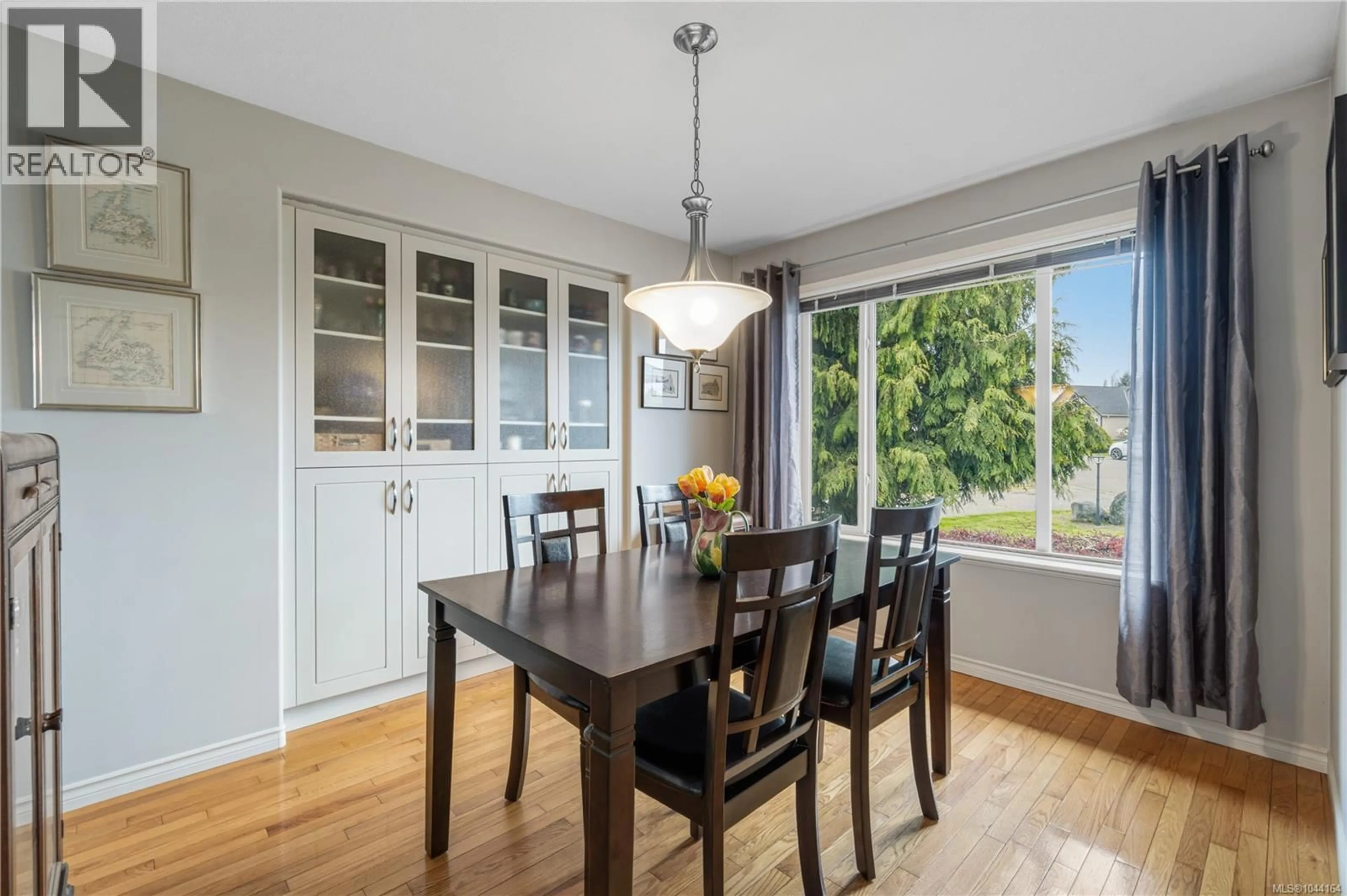 Dining room, wood/laminate floor for 1107 AERY VIEW WAY, French Creek British Columbia V9P2N9