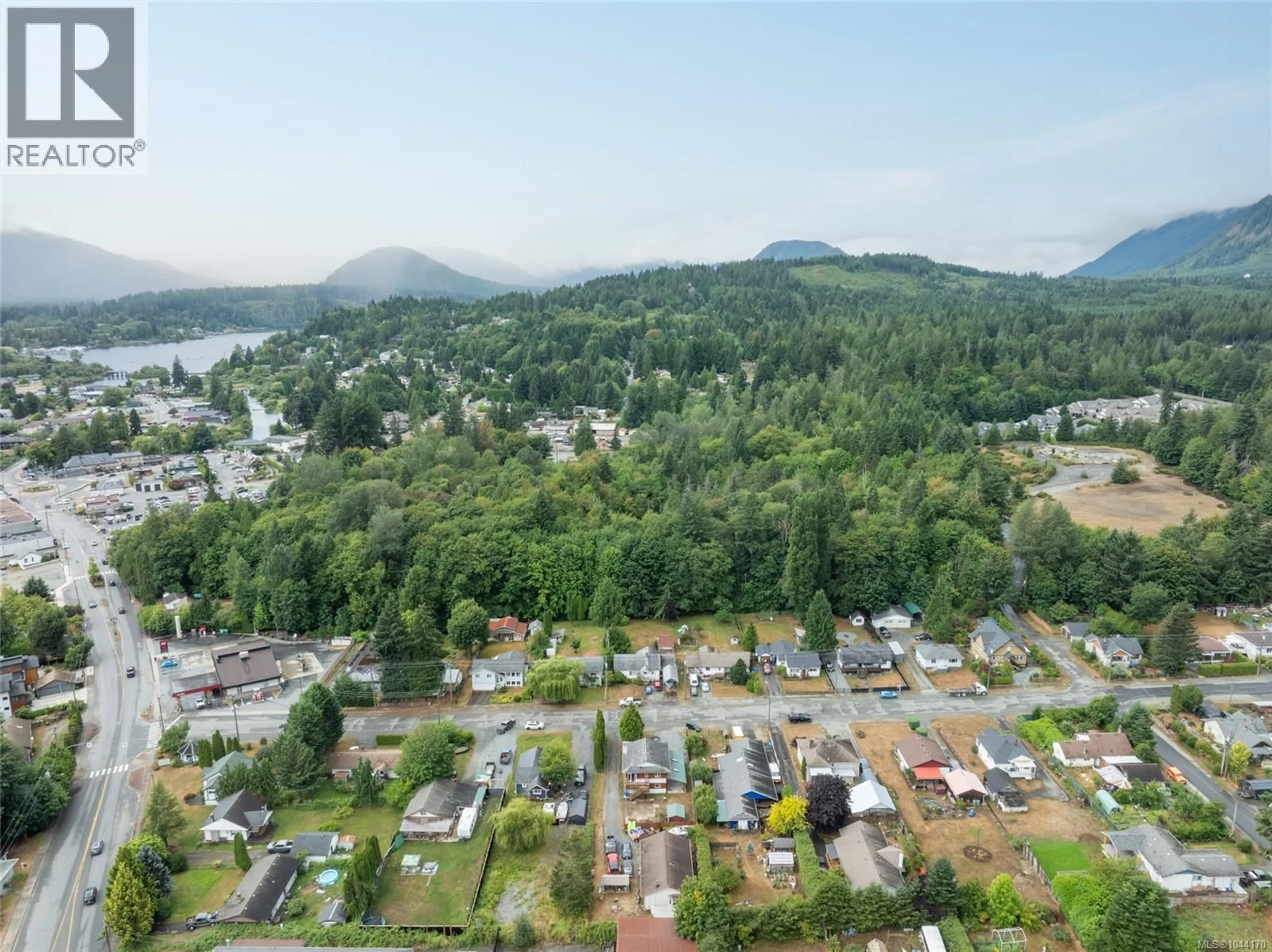 A pic from outside/outdoor area/front of a property/back of a property/a pic from drone, mountain view for 135 MACDONALD ROAD, Lake Cowichan British Columbia V0R2G0